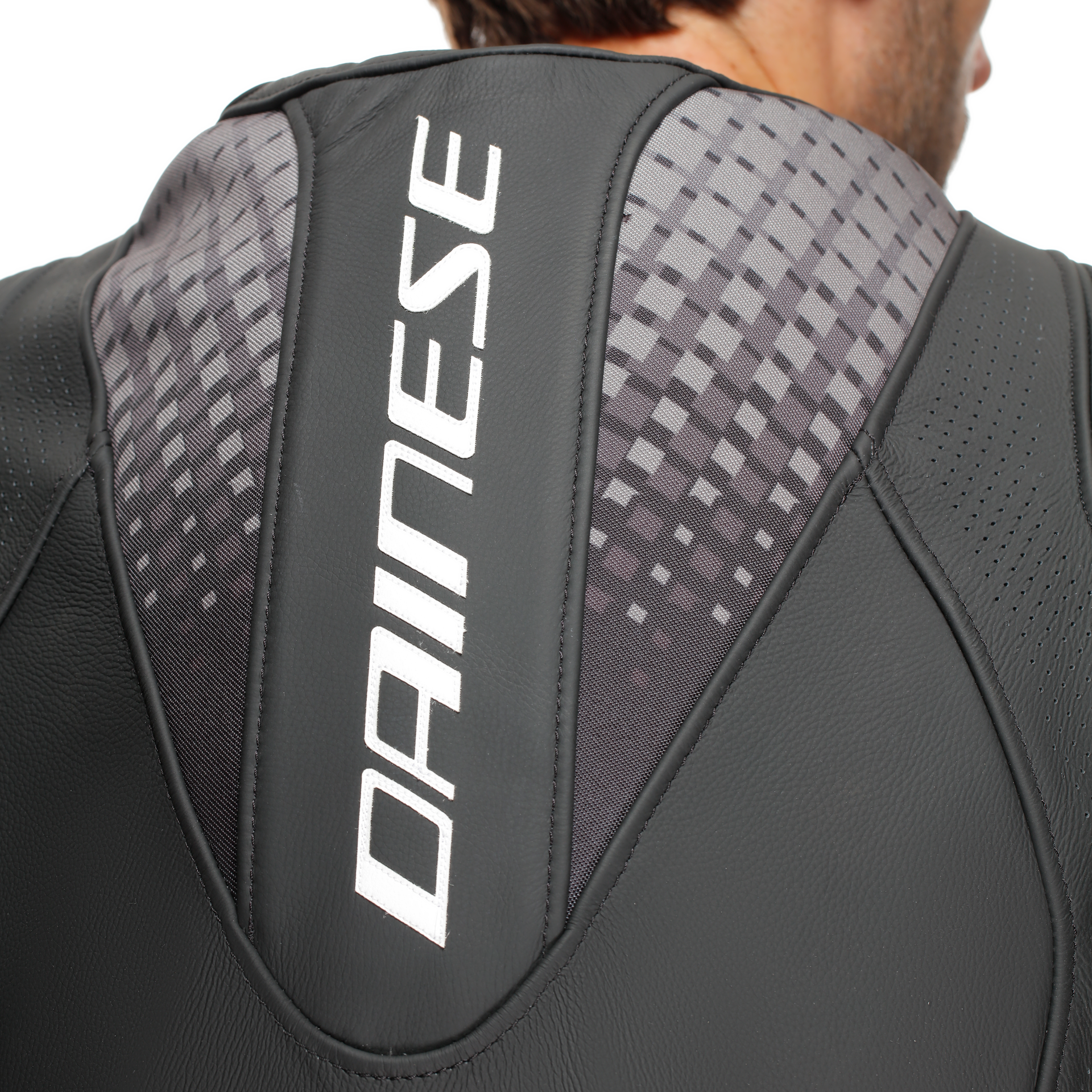Dainese Laguna SECA 6 one -piece leather combination - perforated racing suit | Men | Black-and-white