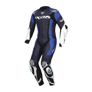 IXON Vortex 3 one-piece Leather Suit – Perforated race suit | Men | White/Gray/Blue 