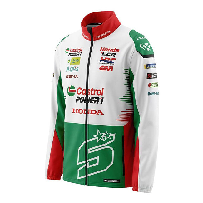 LCR Honda Racing Team Johann Zarco #5 Sweat-Jacke com fecho Zip Replica 2026 para homem IXON 