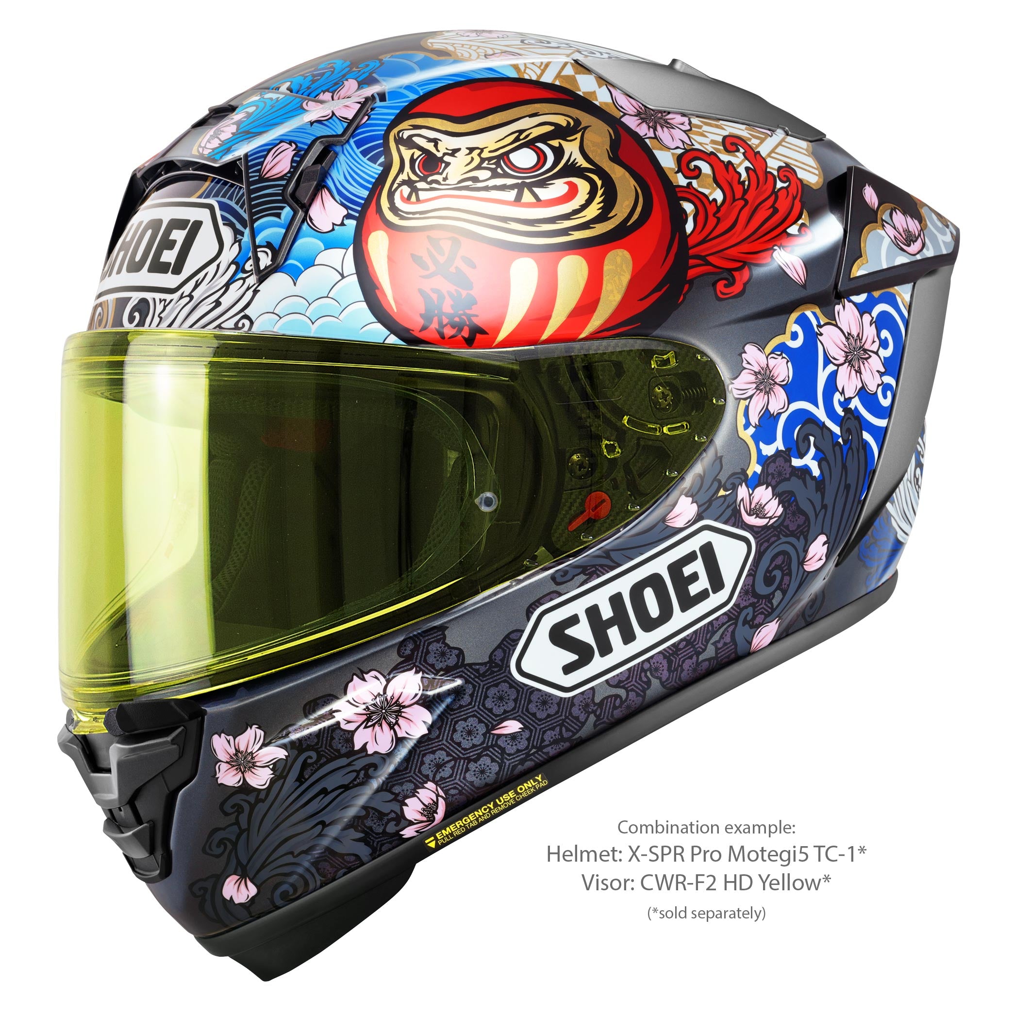 Shoei X-SPR PRO Capacete Márquez Motegi5 TC-1 - Réplica de Marc Márquez Motegi 2024 