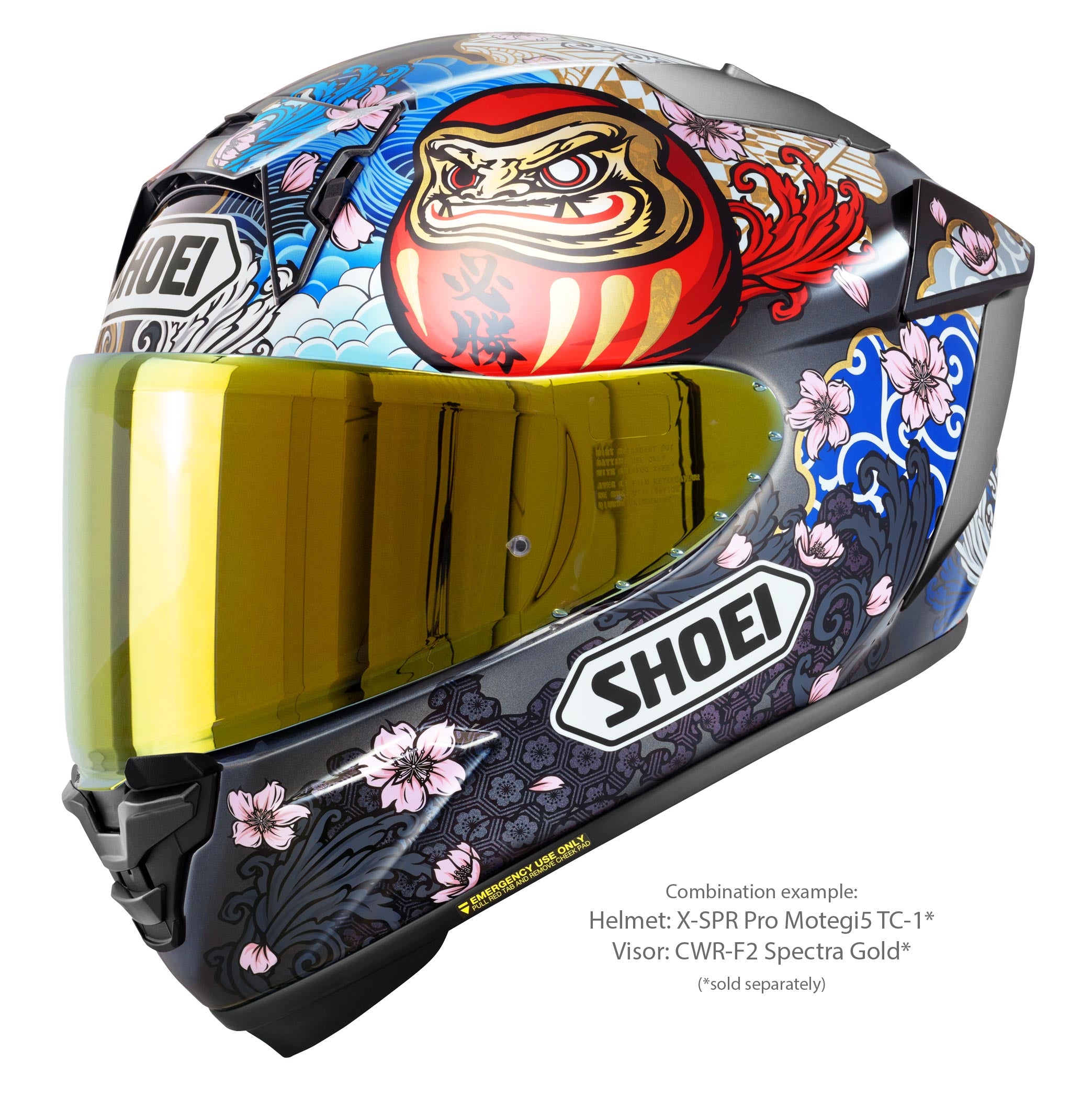 Shoei X-SPR PRO Capacete Márquez Motegi5 TC-1 - Réplica de Marc Márquez Motegi 2024 