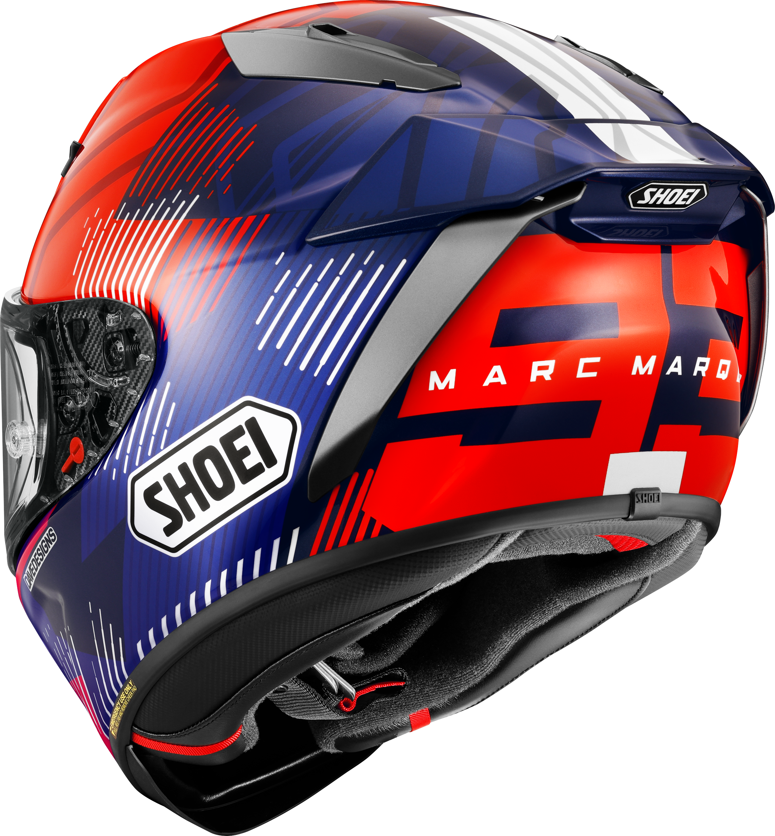 Shoei X-SPR PRO Capacete MARQUEZ8 TC-1 Réplica de Marc Márquez 2024 