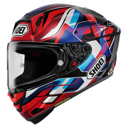 Shoei X-SPR PRO Helmet Valion TC-10 Red / Blue / Purple 