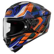 Shoei X-SPR PRO Helmet Valion TC-8 Orange / Blue 