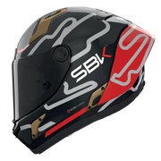 Nolan X-804 RS Capacete Ultra Carbon SBK 360 