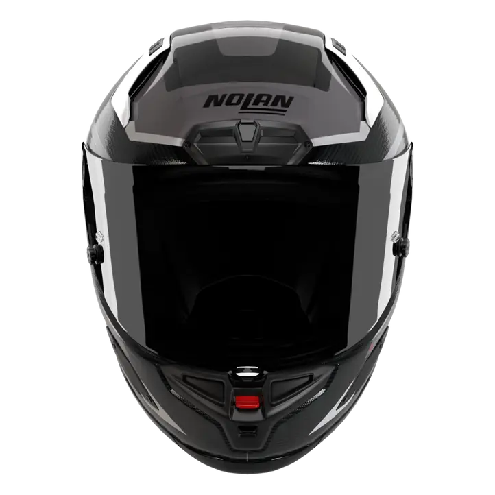 Nolan X-804 RS Capacete Ultra Carbon Lesmo Branco/Preto/Cinza 363 
