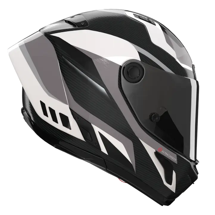 Nolan X-804 RS Capacete Ultra Carbon Lesmo Branco/Preto/Cinza 363 