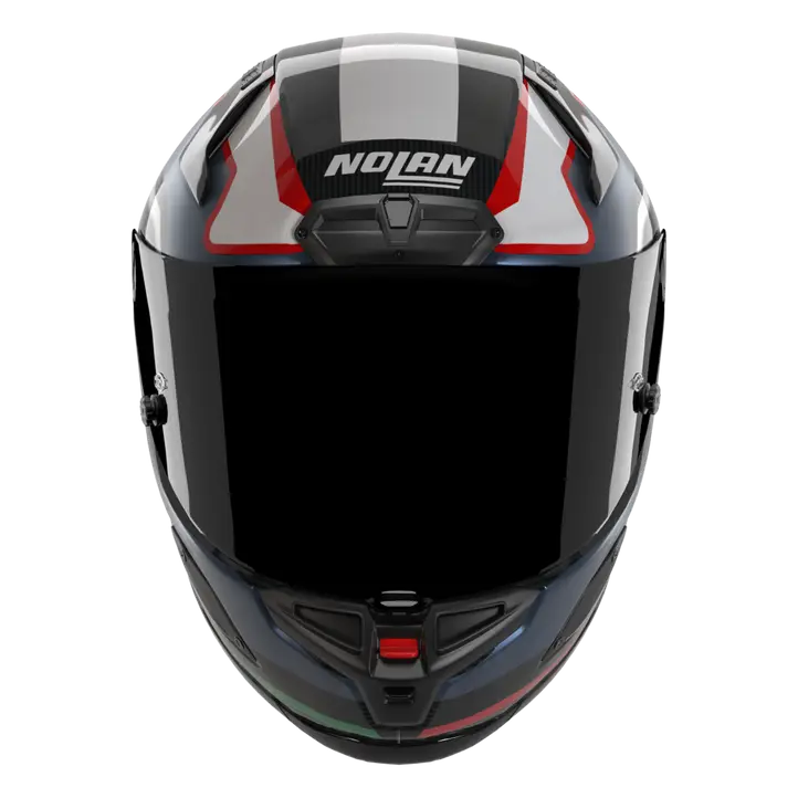 Nolan X-804 RS Capacete Ultra Carbon Piega Azul Escuro/Azul/Vermelho 366 