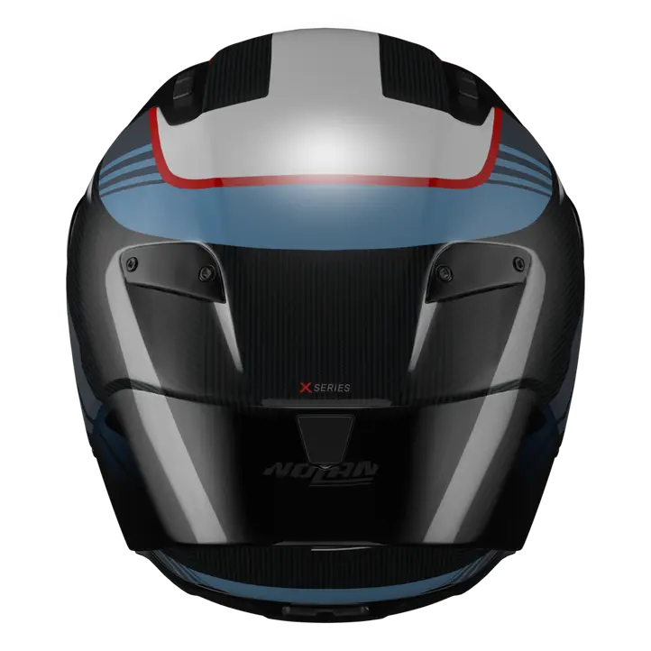 Nolan X-804 RS Capacete Ultra Carbon Piega Azul Escuro/Azul/Vermelho 366 