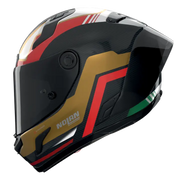 Nolan X-804 RS Capacete Ultra Carbono Piega Ouro/Vermelho/Verde 367 