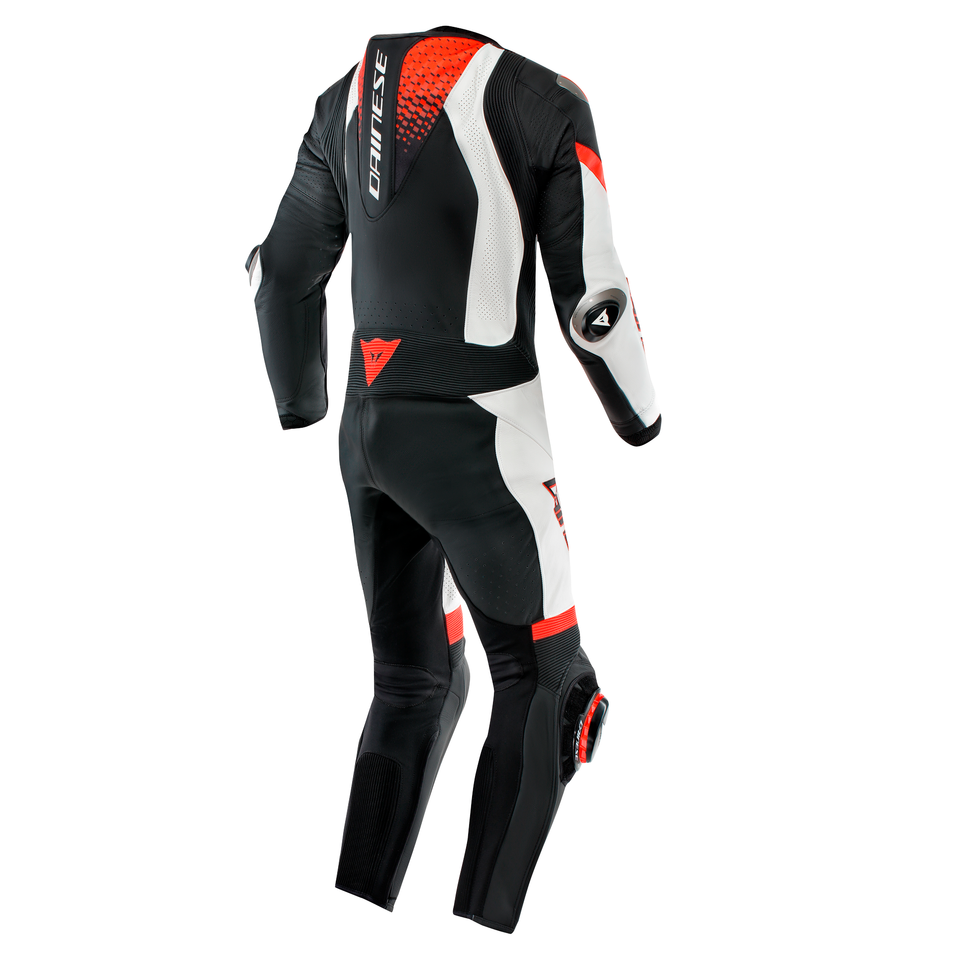 Dainese Laguna SECA 6 one -piece leather combination - perforated racing suit | Men | White/red