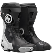 XPD XP9-S AIR perforated racing and street motorcycle boots | Men's | White/Black 