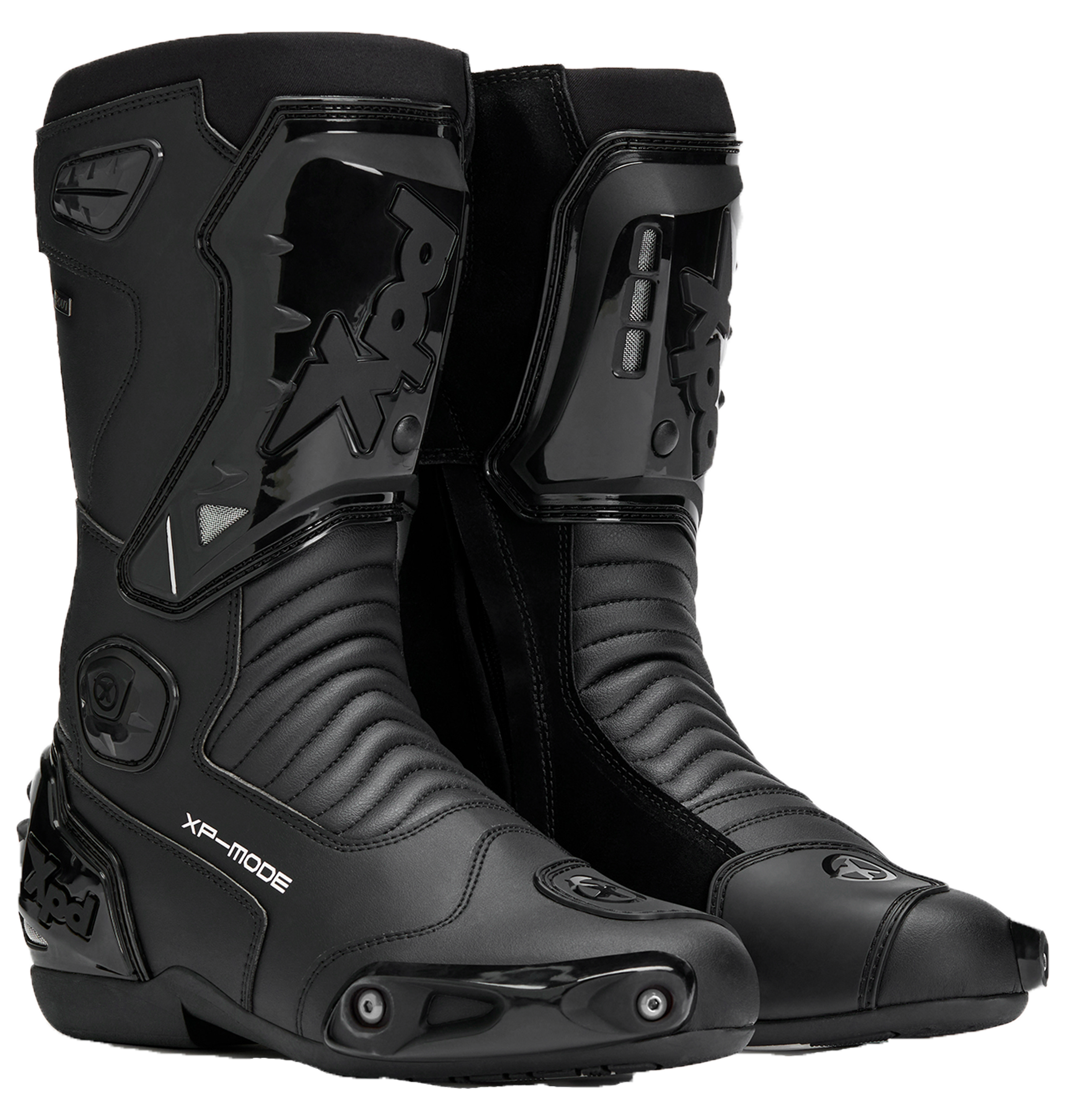 Botas de moto impermeáveis XPD XP-Mode H2Out | Masculino | Preto 