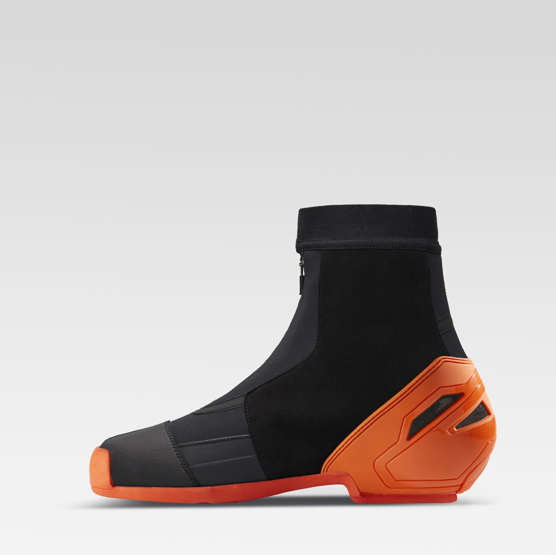 Botas de motociclismo XPD X10-R Racing e de estrada | Masculino | Preto/Laranja 