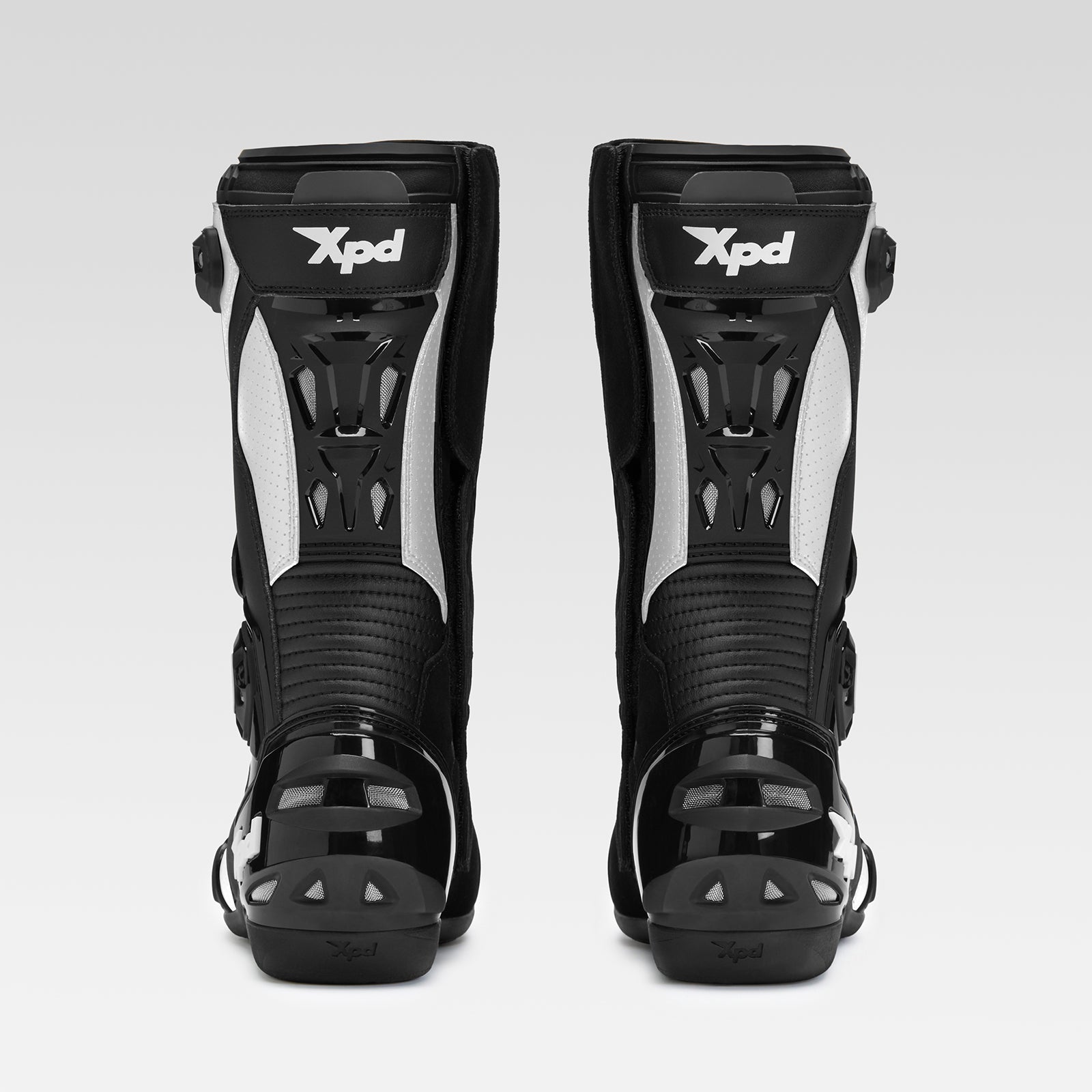 Botas de moto XPD XP-Mode | Homens | Preto/Branco 