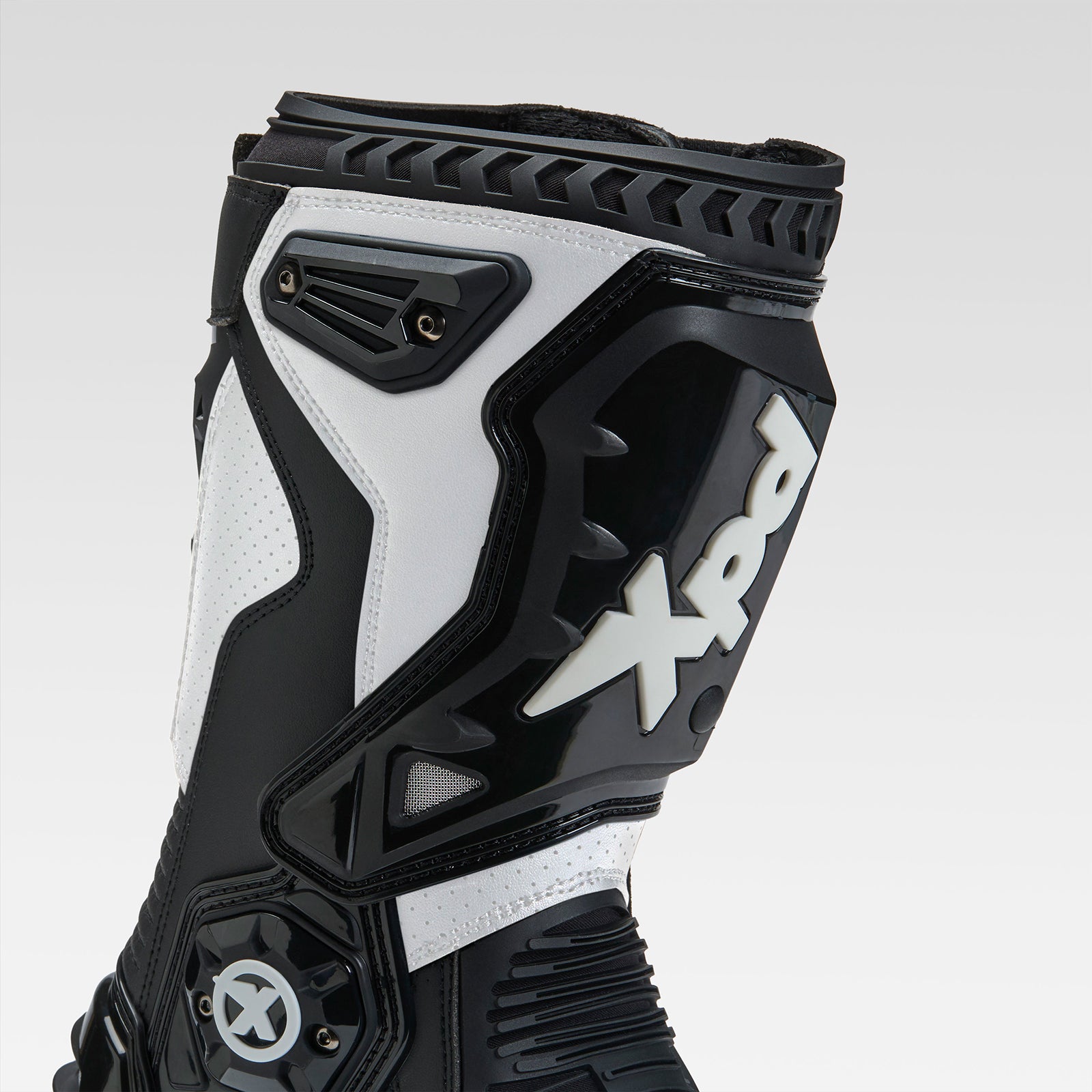 Botas de moto XPD XP-Mode | Homens | Preto/Branco 