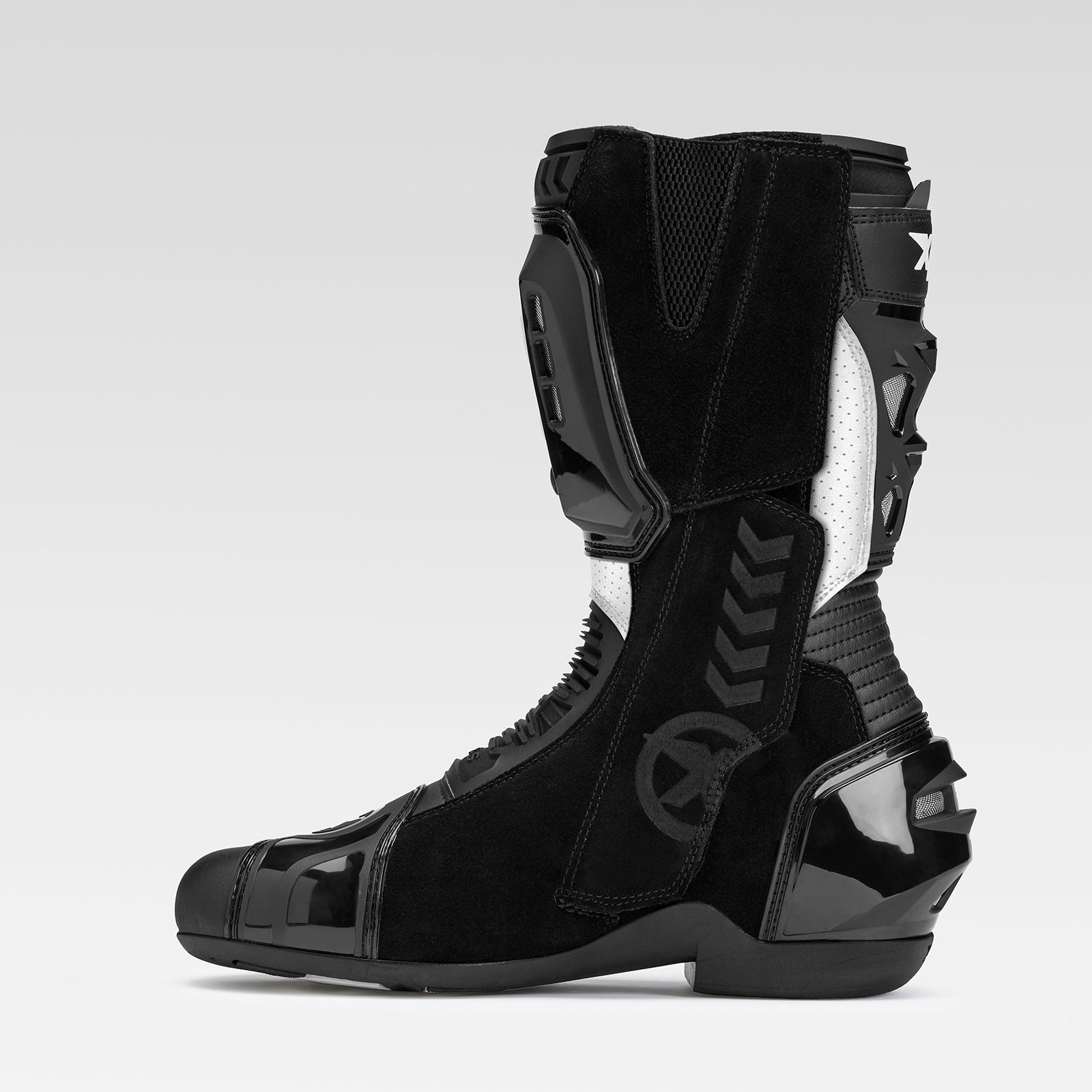 Botas de moto XPD XP6-S | Homens | Branco/Preto 