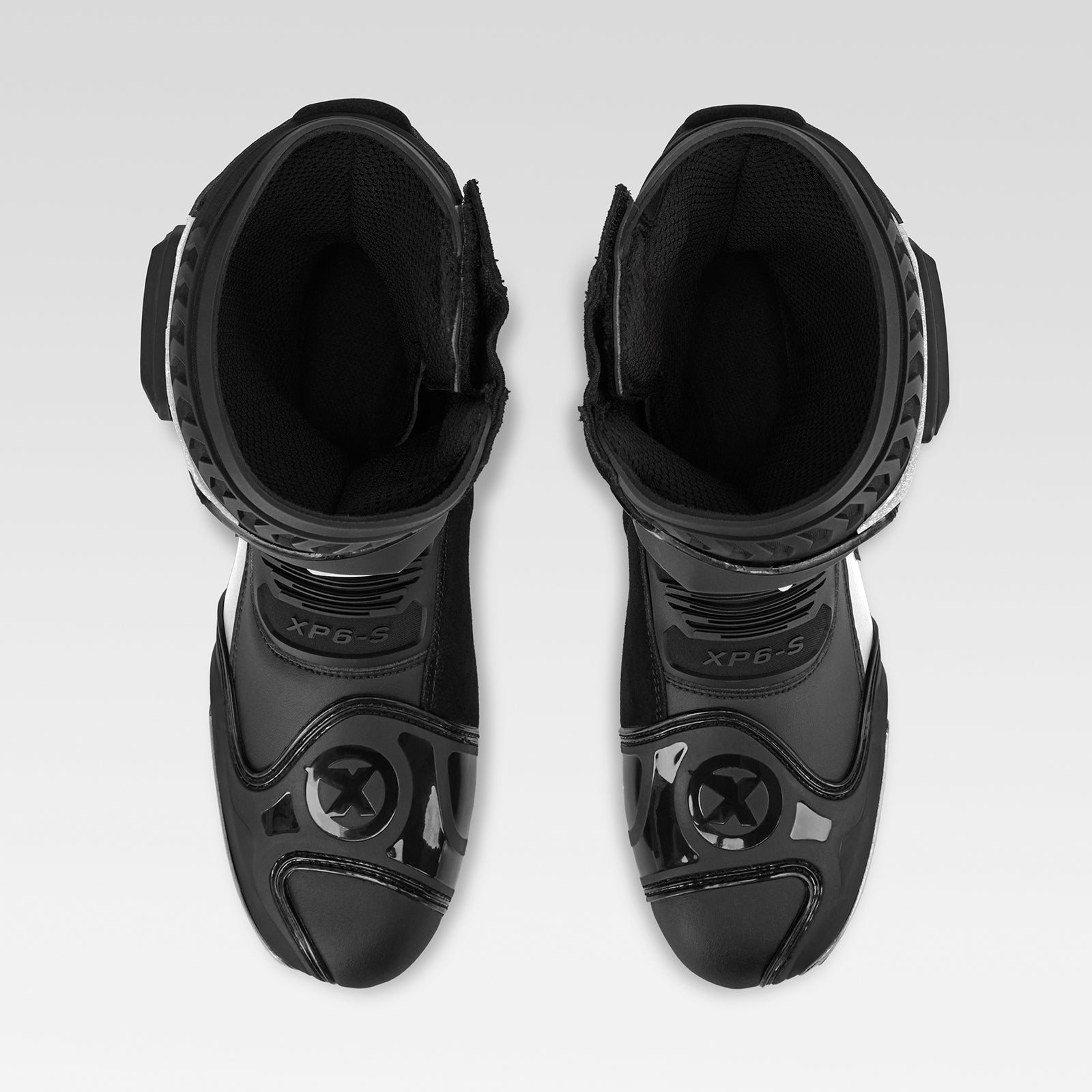 Botas de moto XPD XP6-S | Homens | Branco/Preto 