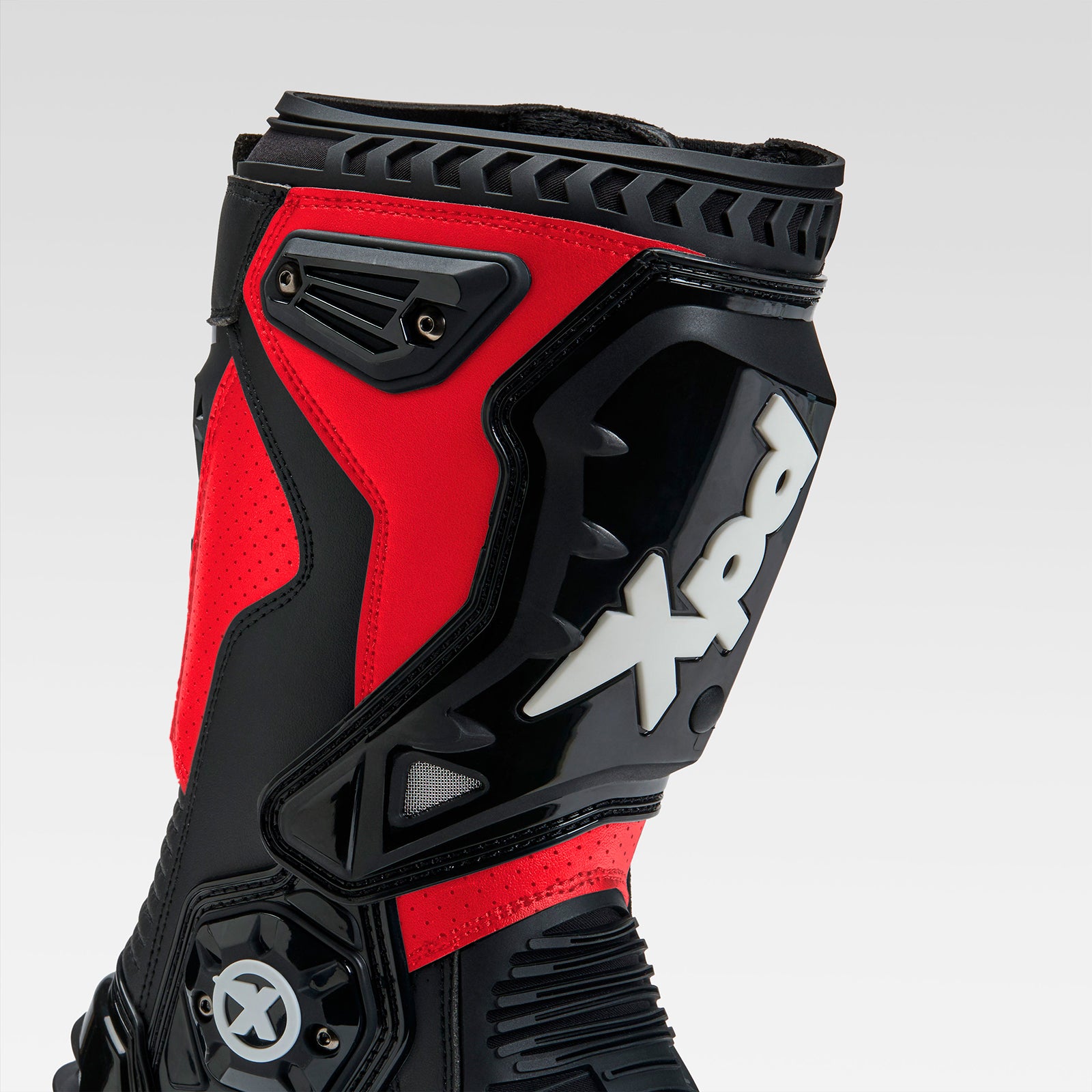 Botas de moto XPD XP6-S | Masculino | Vermelho/Preto 