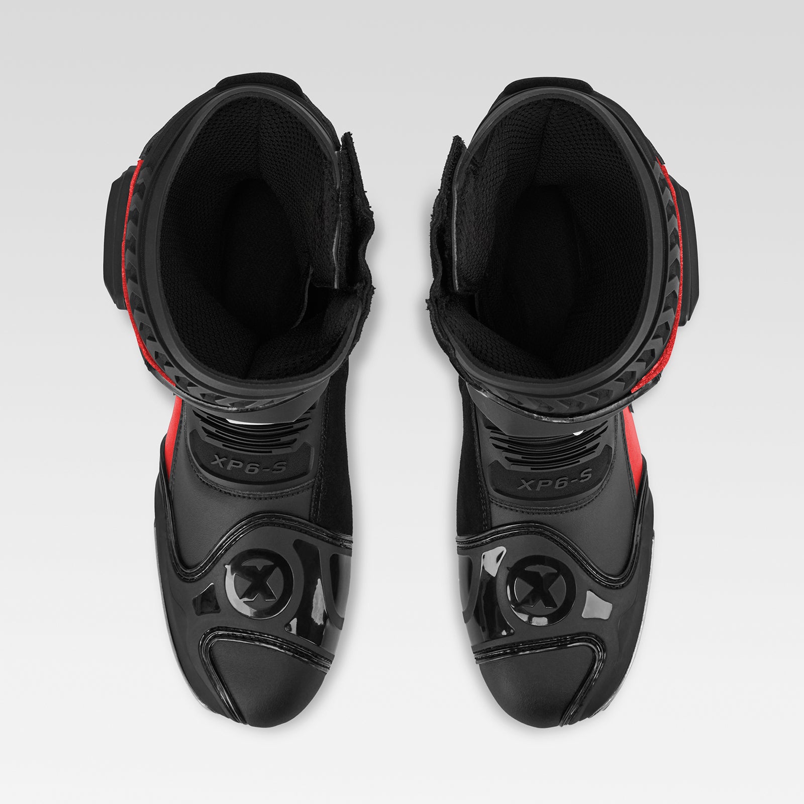 Botas de moto XPD XP6-S | Masculino | Vermelho/Preto 