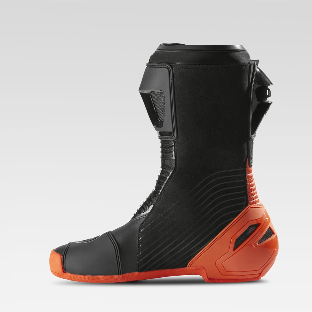 XPD XP9-R Racing and Street Motorcycle Boots | Men | Orange/Black 