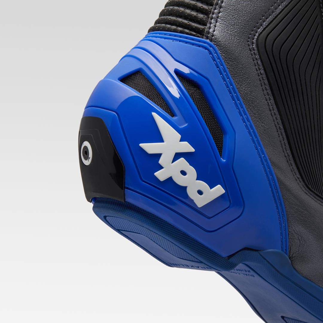 XPD XP9-S Racing and Street Motorcycle Boots | Men | Black/Blue 