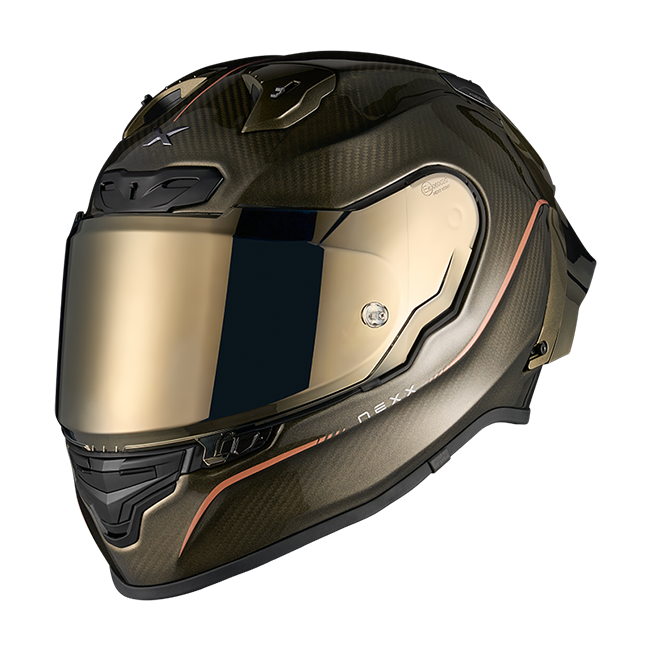 Nexx X.R3R Capacete Hagibis Carbon Gold 01XR323374096 