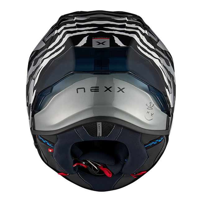 Capacete Nexx X.R3R Ziger Carbon Preto Cinza 01XR323513066 