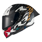 Capacete Nexx X.R3R Ziger Carbon Cinza Ouro 01XR323513378 