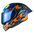 Nexx X.R3R Capacete Ziger Carbon Laranja Azul 01XR323513169 