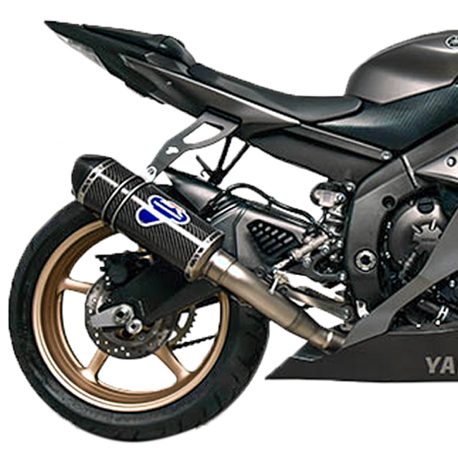 Sistema de escape completo em titânio Termignoni para Yamaha YZF-R6 (06-25) Y105094CVT 