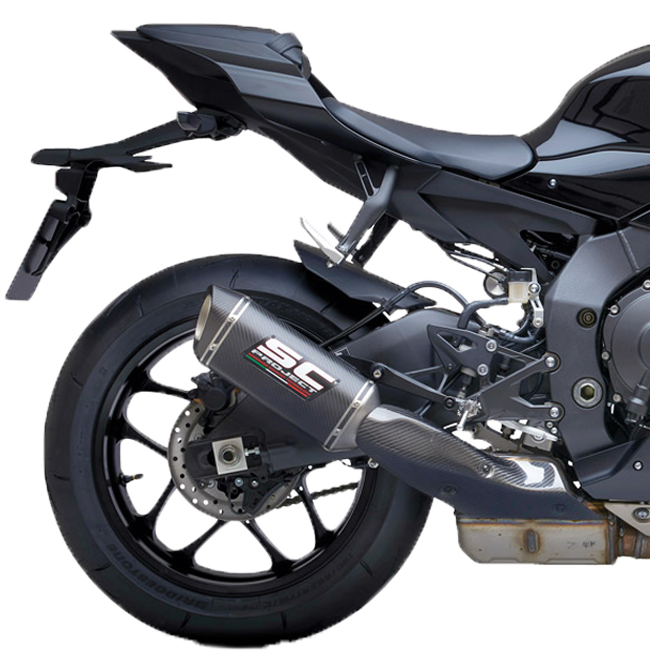 Escapamento SC-Project Slip-On SC1-S para Yamaha YZF-R1/M RN49 (17-19) Y11B-T124 