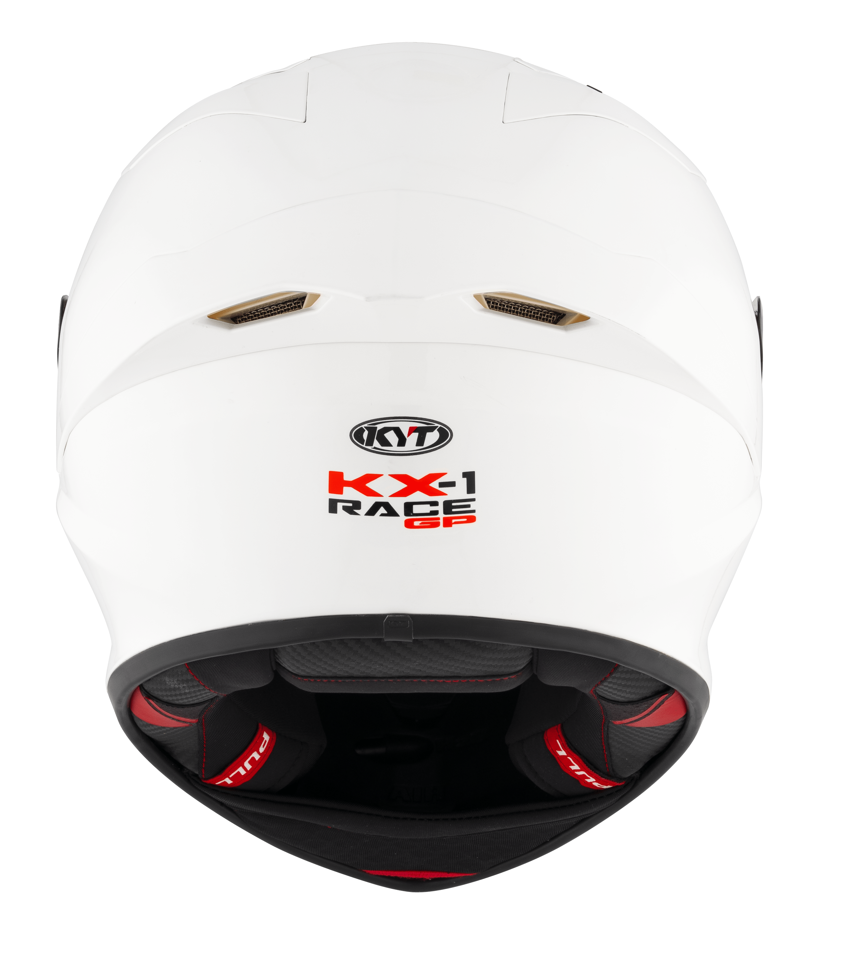KYT KX-1 Race GP Helmet Plain White Y6KXX0W3 