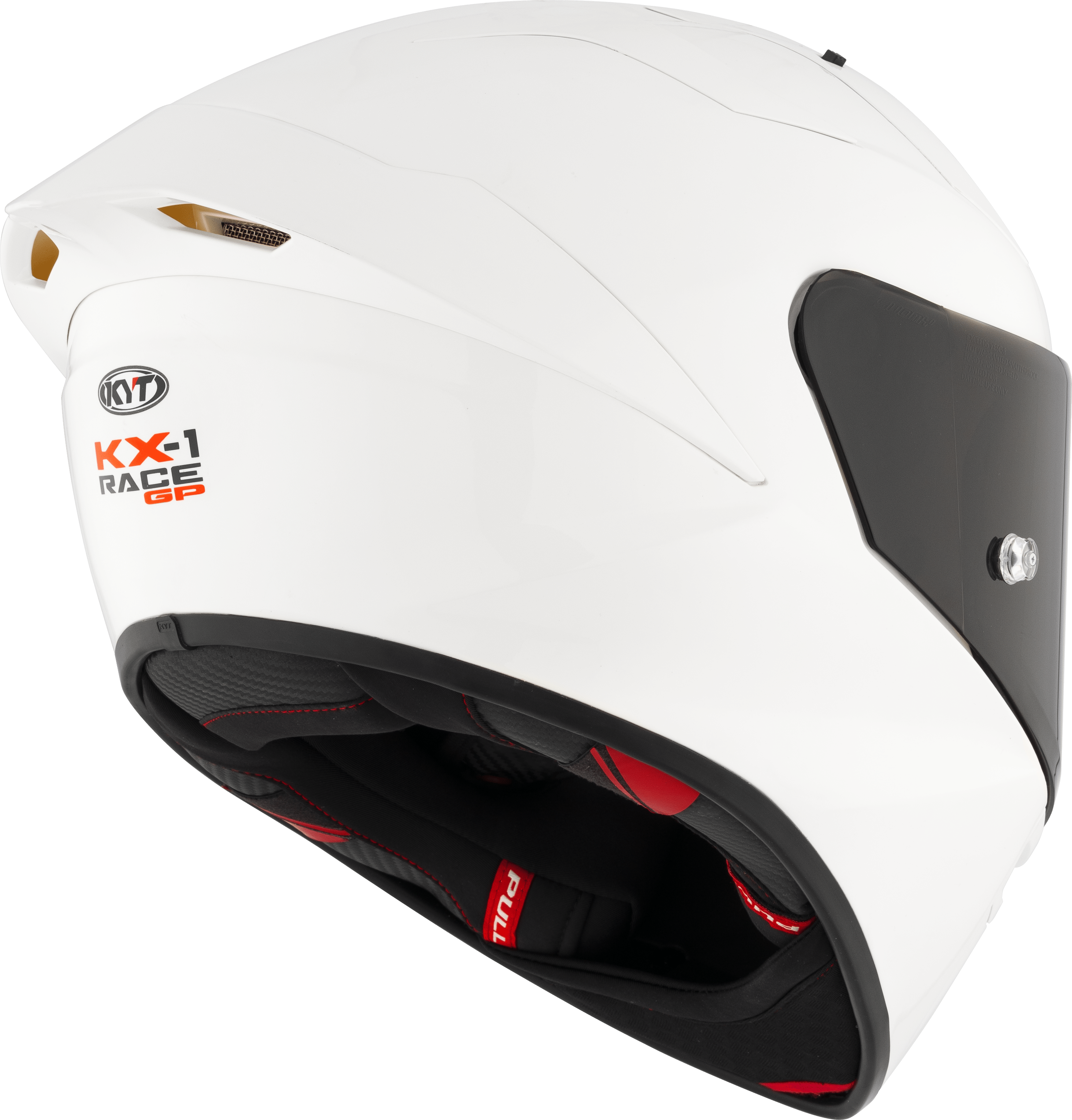 KYT KX-1 Race GP Helmet Plain White Y6KXX0W3 