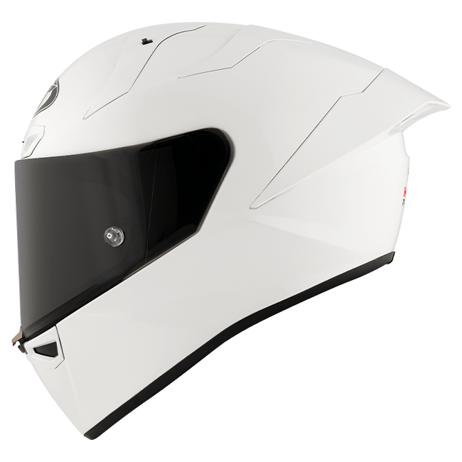 KYT KX-1 Race GP Capacete Liso Branco Y6KXX0W3 