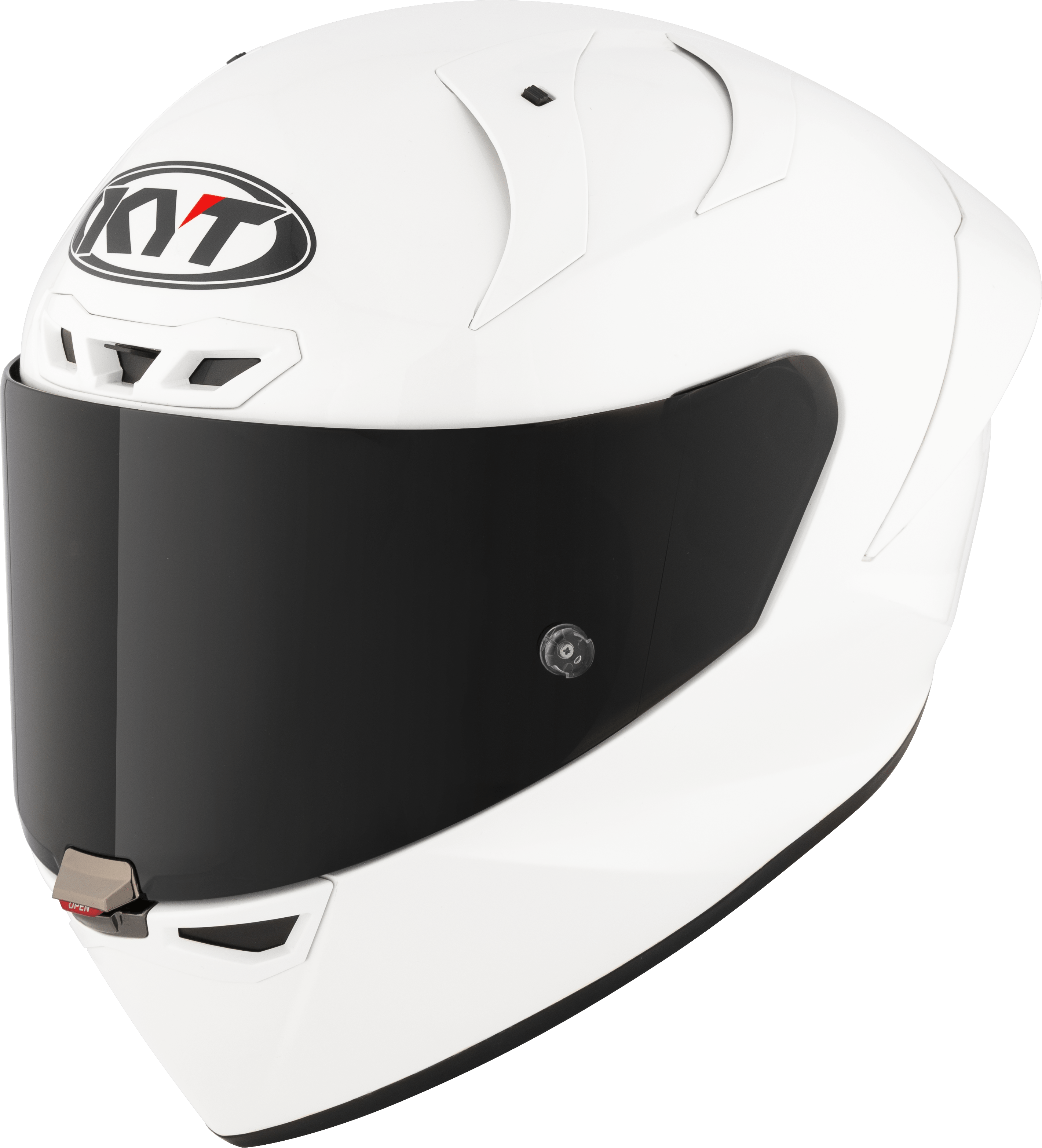 KYT KX-1 Race GP Helmet Plain White Y6KXX0W3 