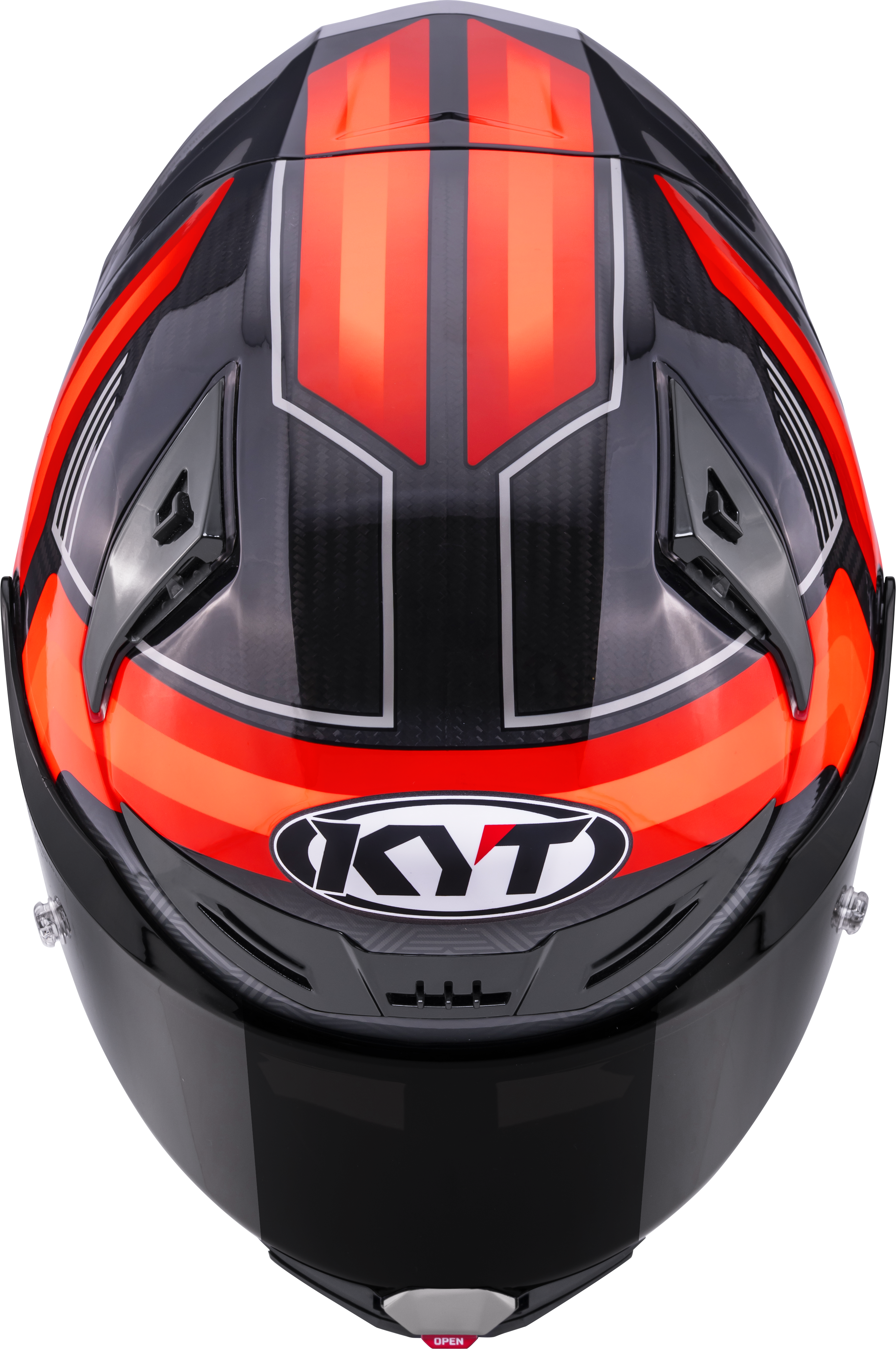 KYT R1R Racing Helmet Carbon Accelerator Red Y6R10003 