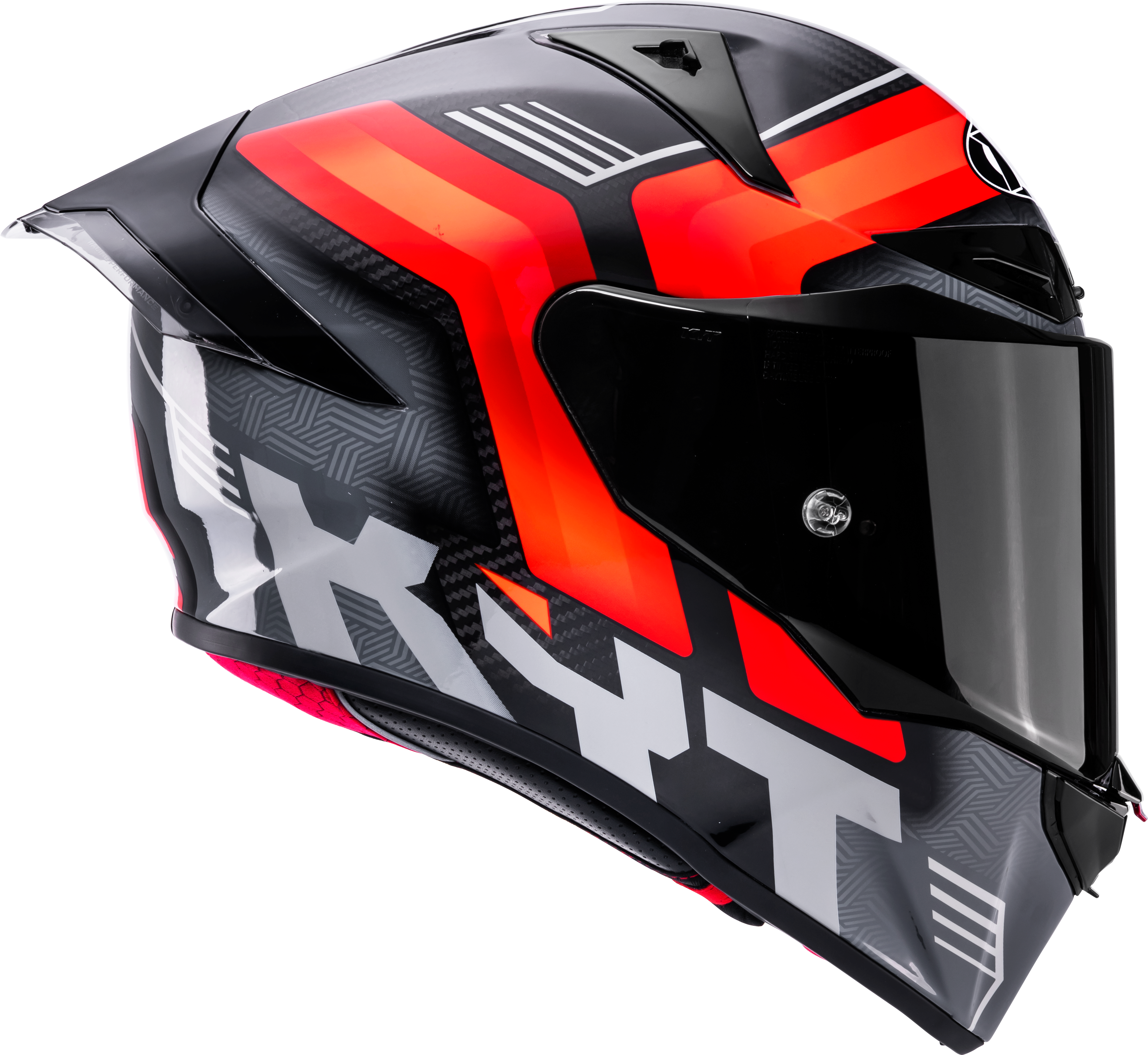 KYT R1R Racing Helmet Carbon Accelerator Red Y6R10003 