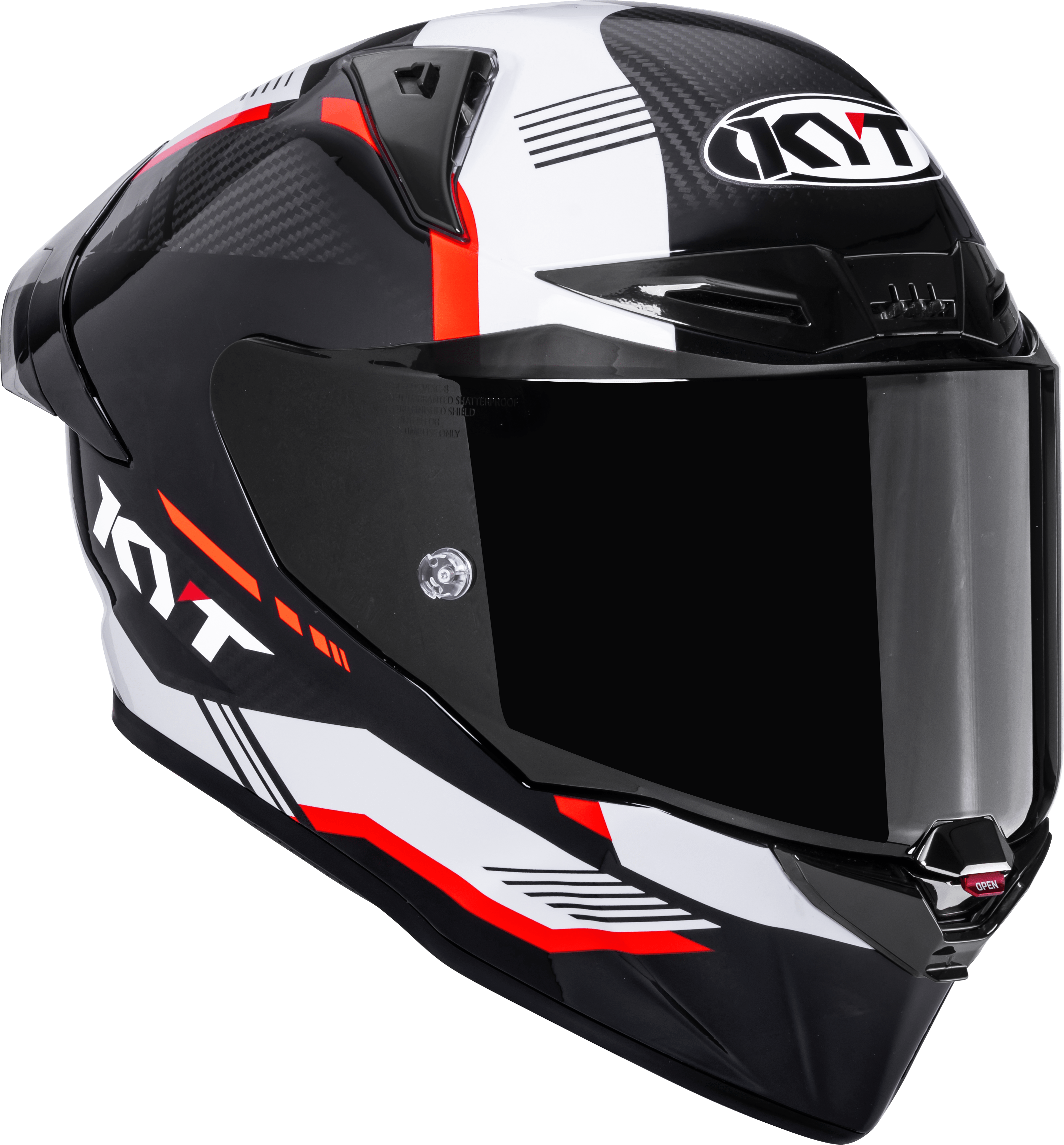 KYT R1R Racing Helmet Carbon Zone Red Y6R10007 