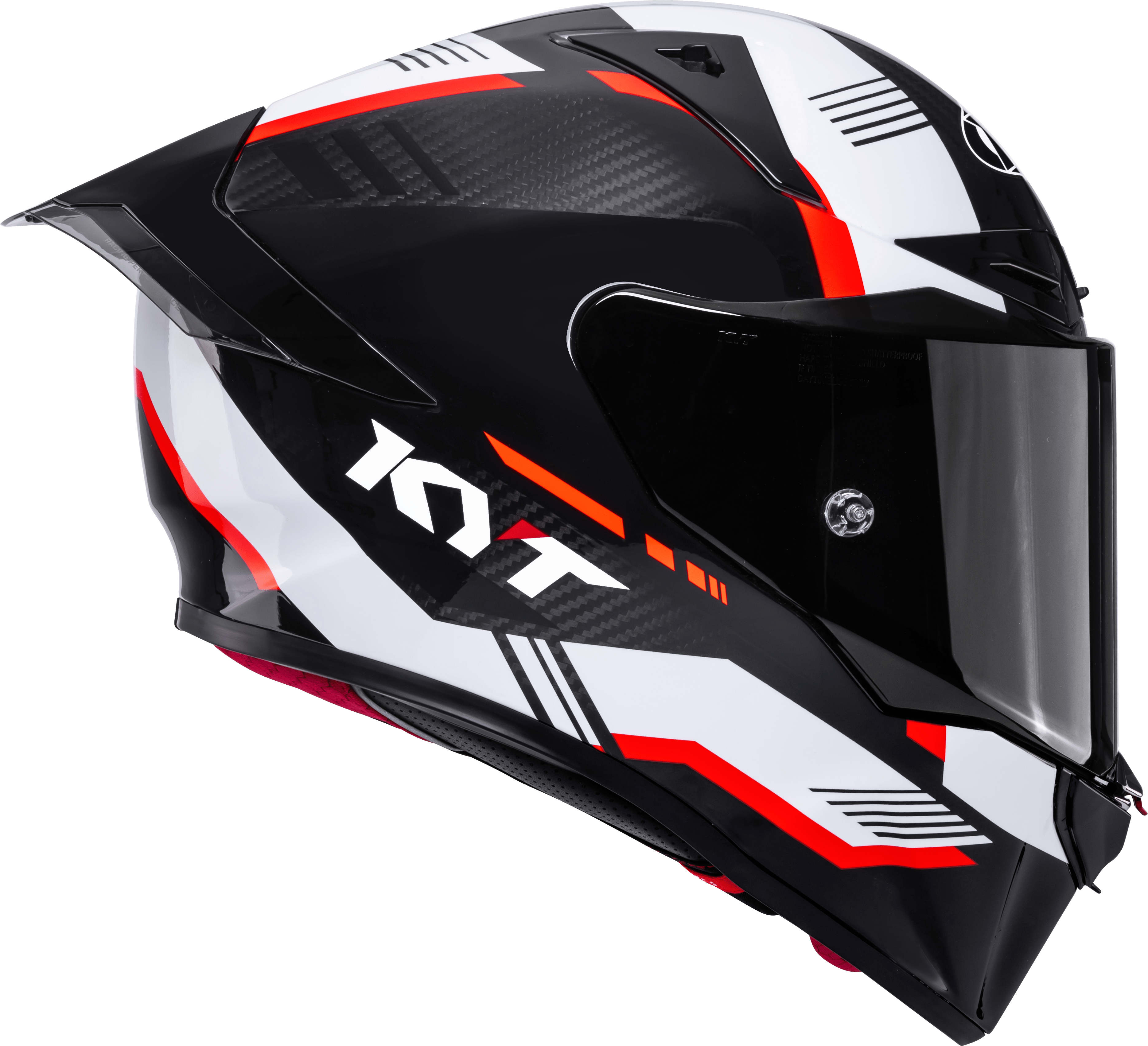 KYT R1R Racing Helmet Carbon Zone Red Y6R10007 