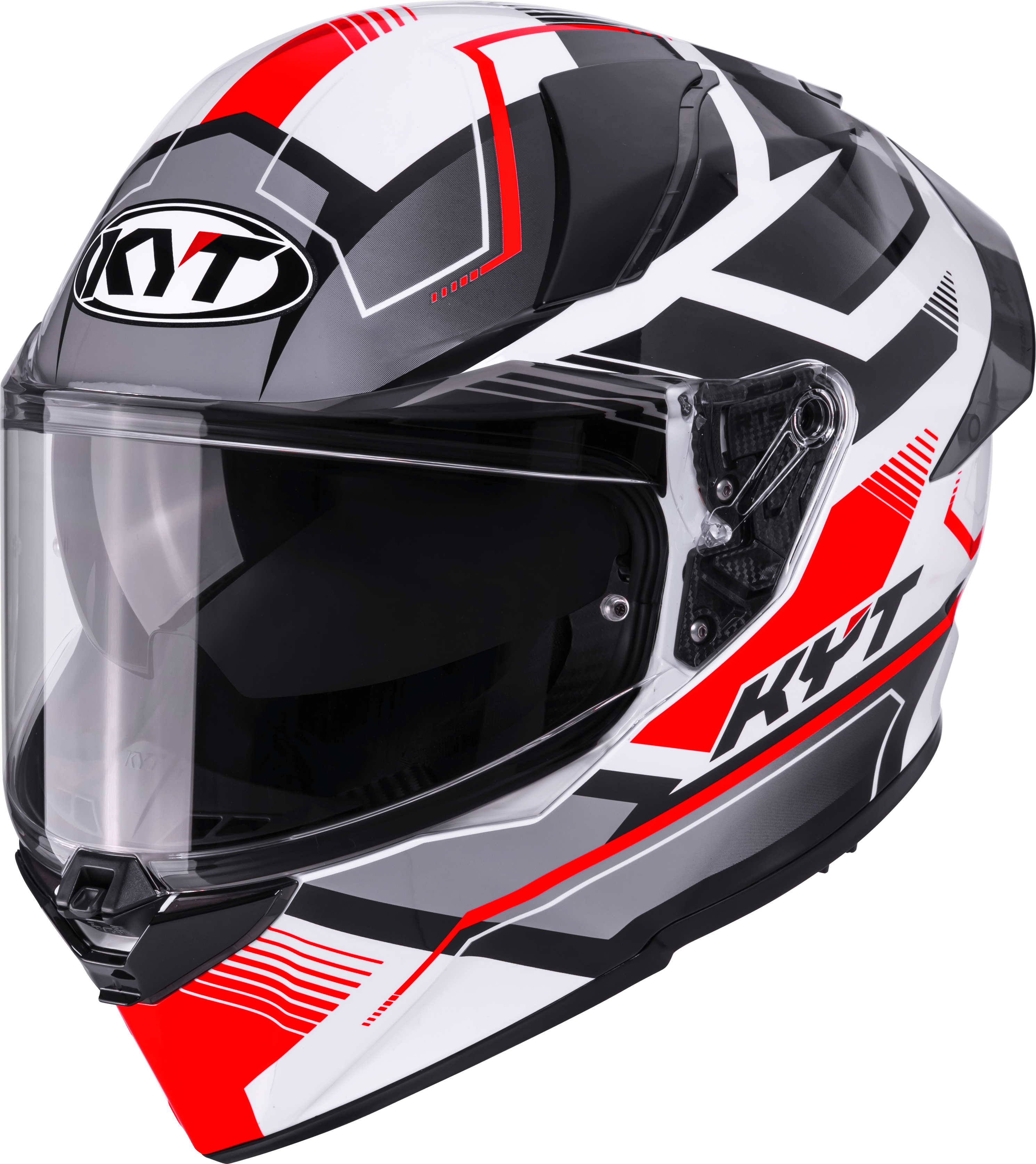 KYT R2R Helmet Parsec White/Red Y6R20022 