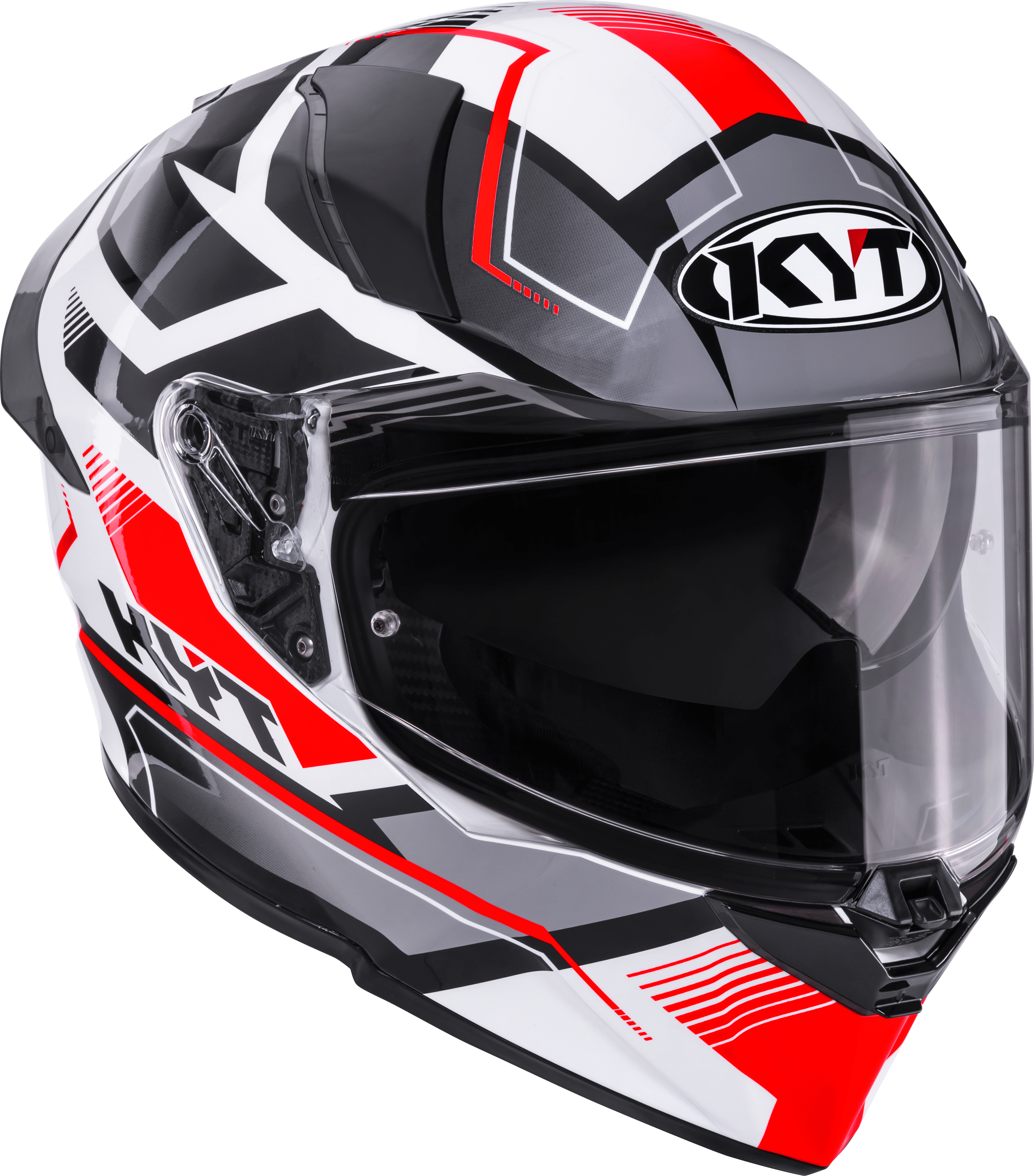KYT R2R Helmet Parsec White/Red Y6R20022 