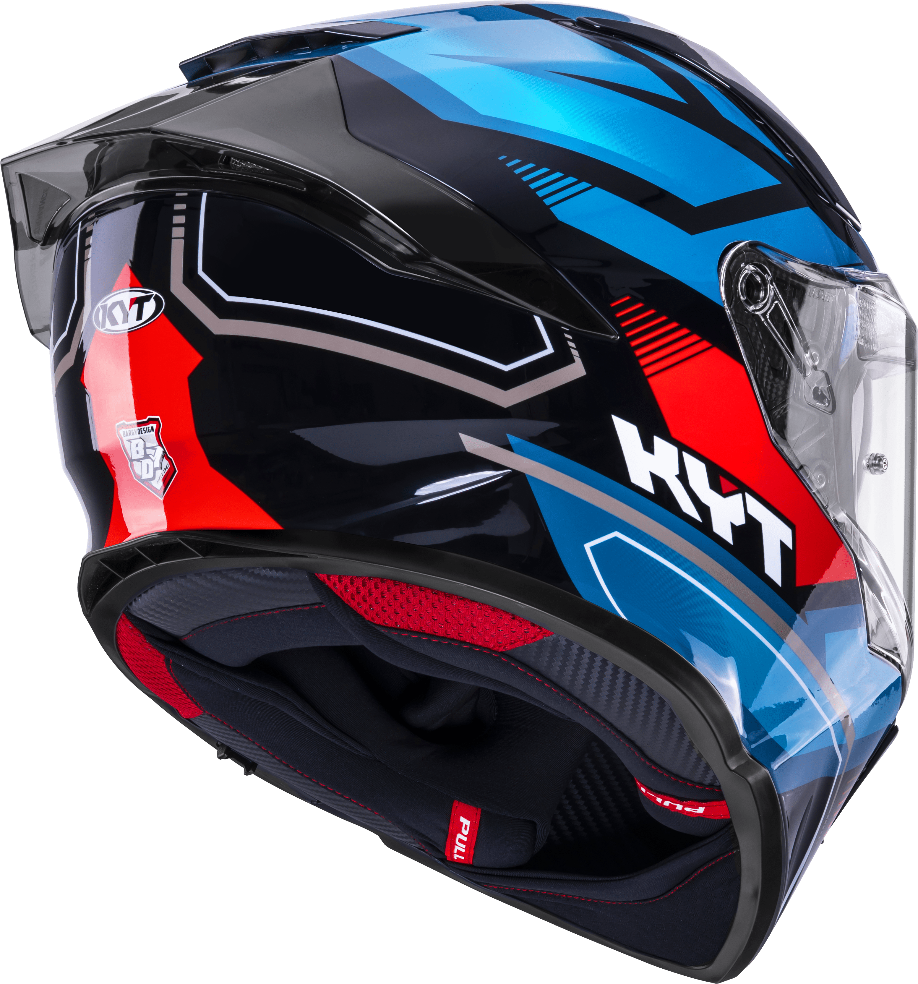 KYT R2R Helmet Parsec Black / Blue / Red Y6R20024 