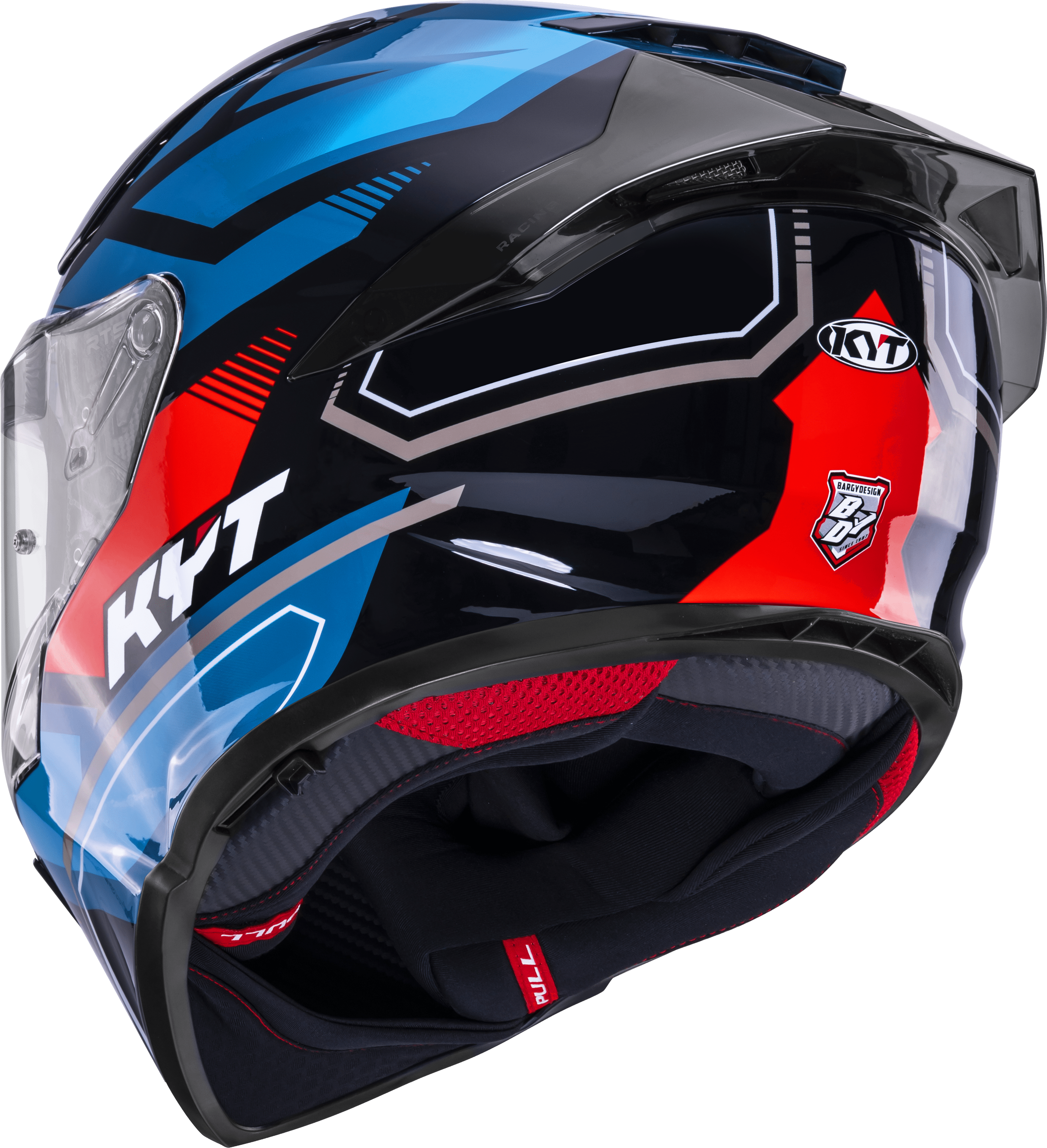 KYT R2R Helmet Parsec Black / Blue / Red Y6R20024 