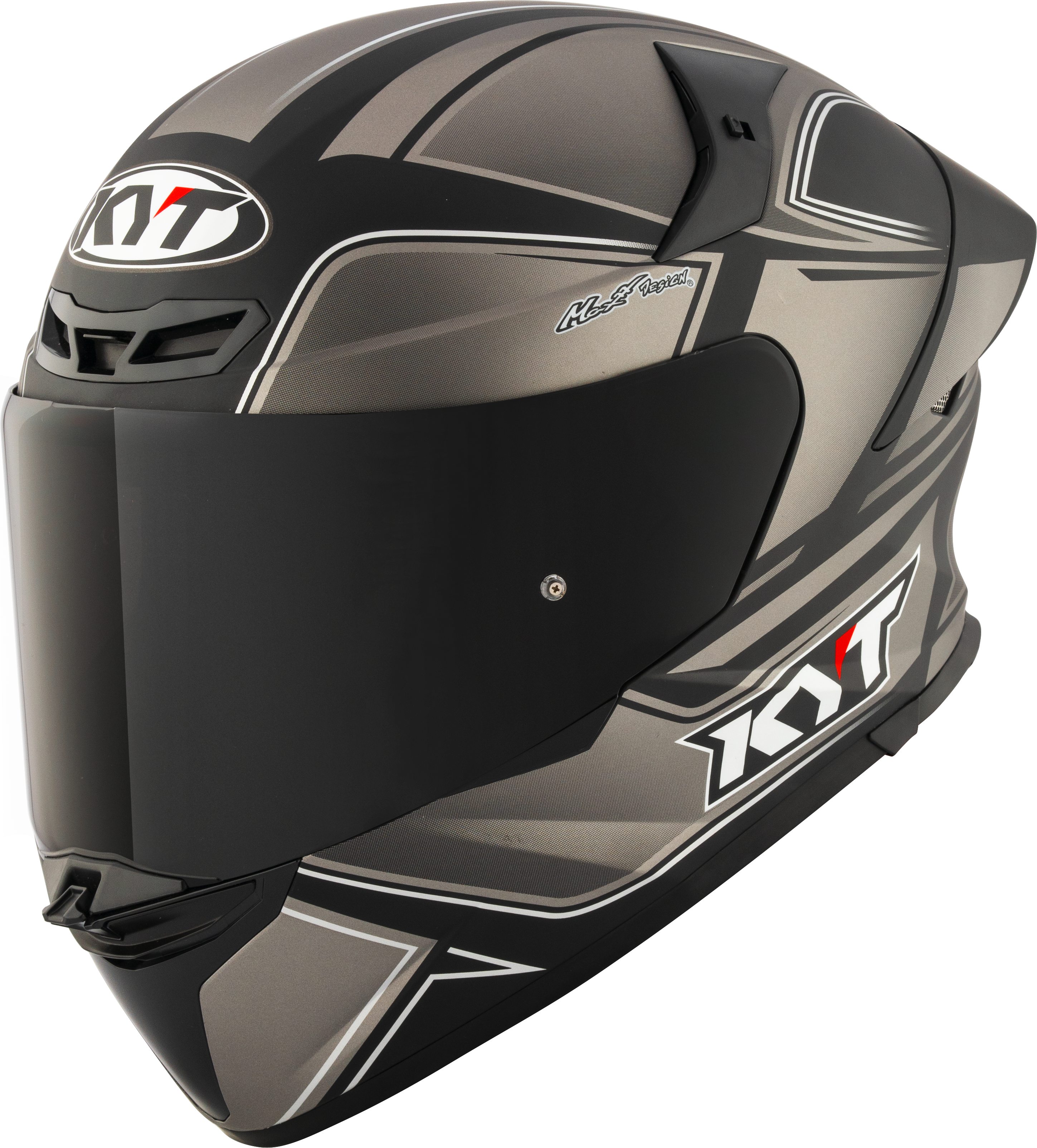 Kyt TT-Revo Helm Tourist Matt Cool Gray Y6tr0013