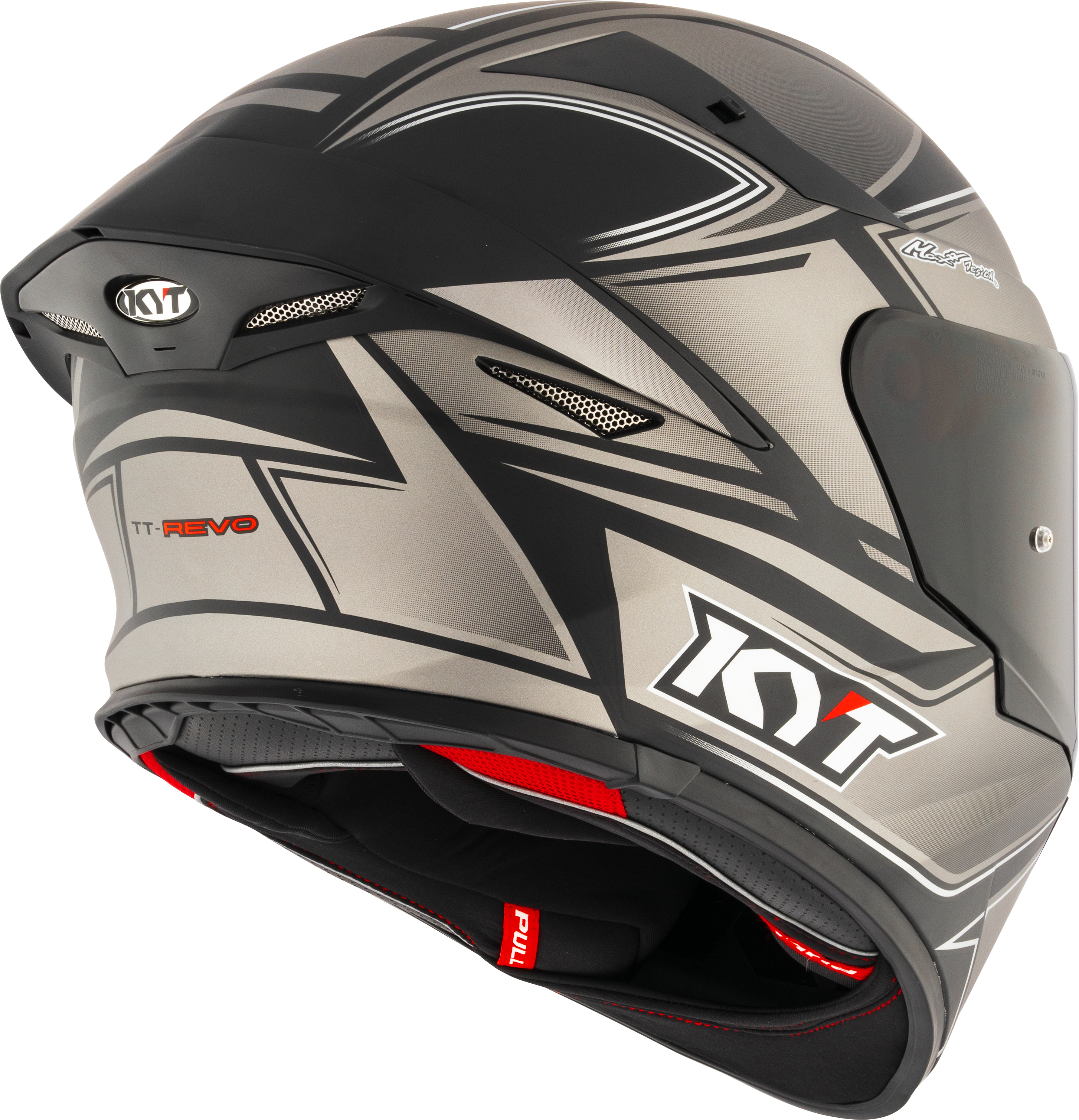 Kyt TT-Revo Helm Tourist Matt Cool Gray Y6tr0013