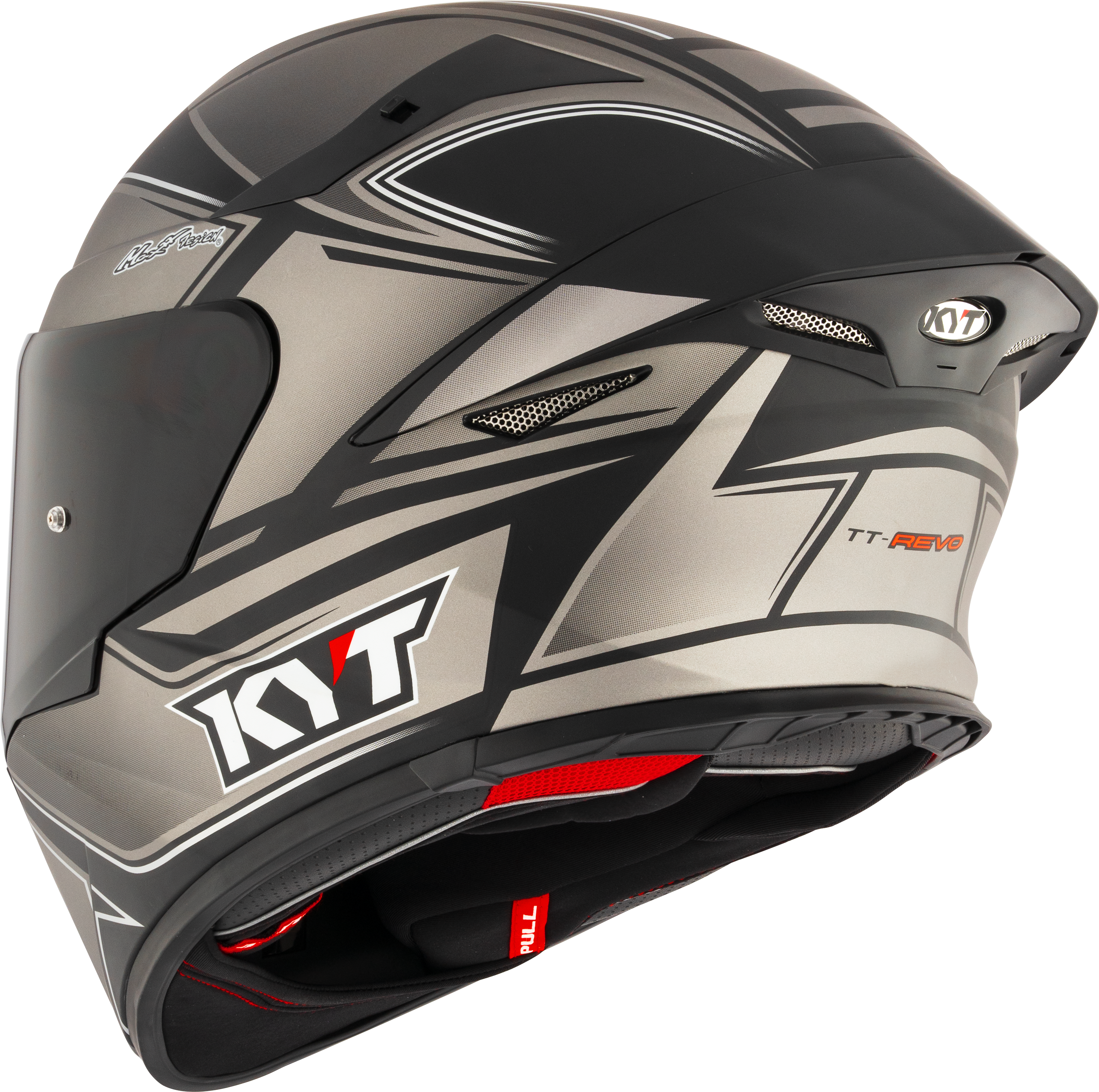 Kyt TT-Revo Helm Tourist Matt Cool Gray Y6tr0013