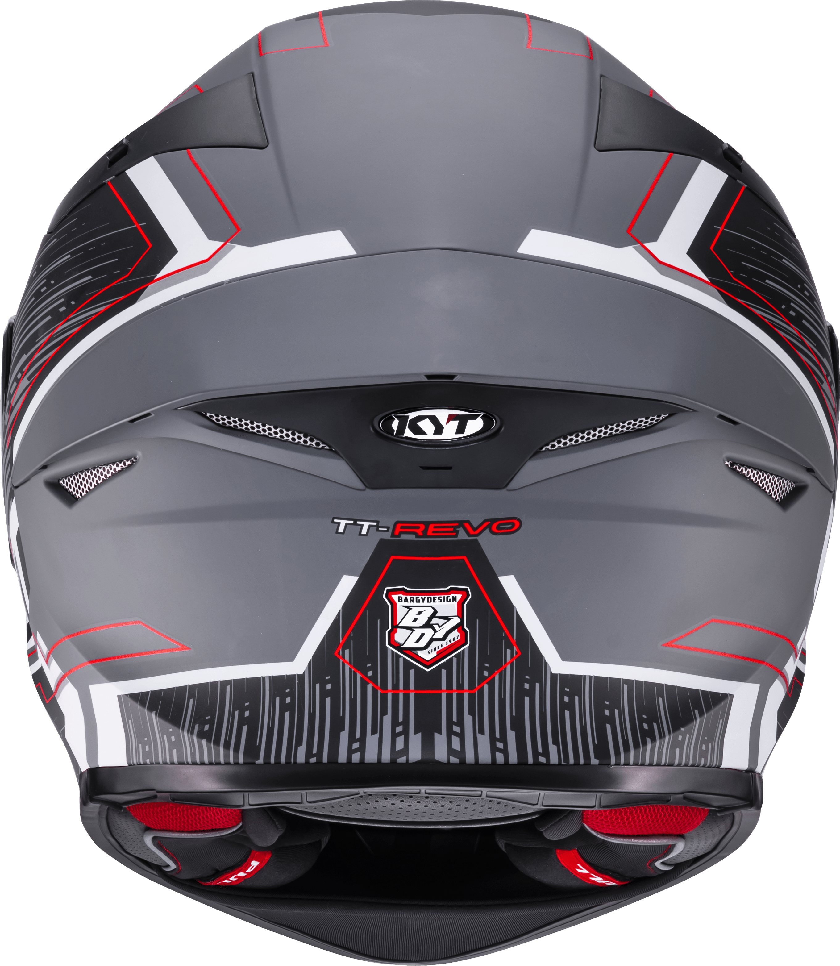 KYT TT-Revo Capacete Speeding Matt Cinza Y6TR0052 