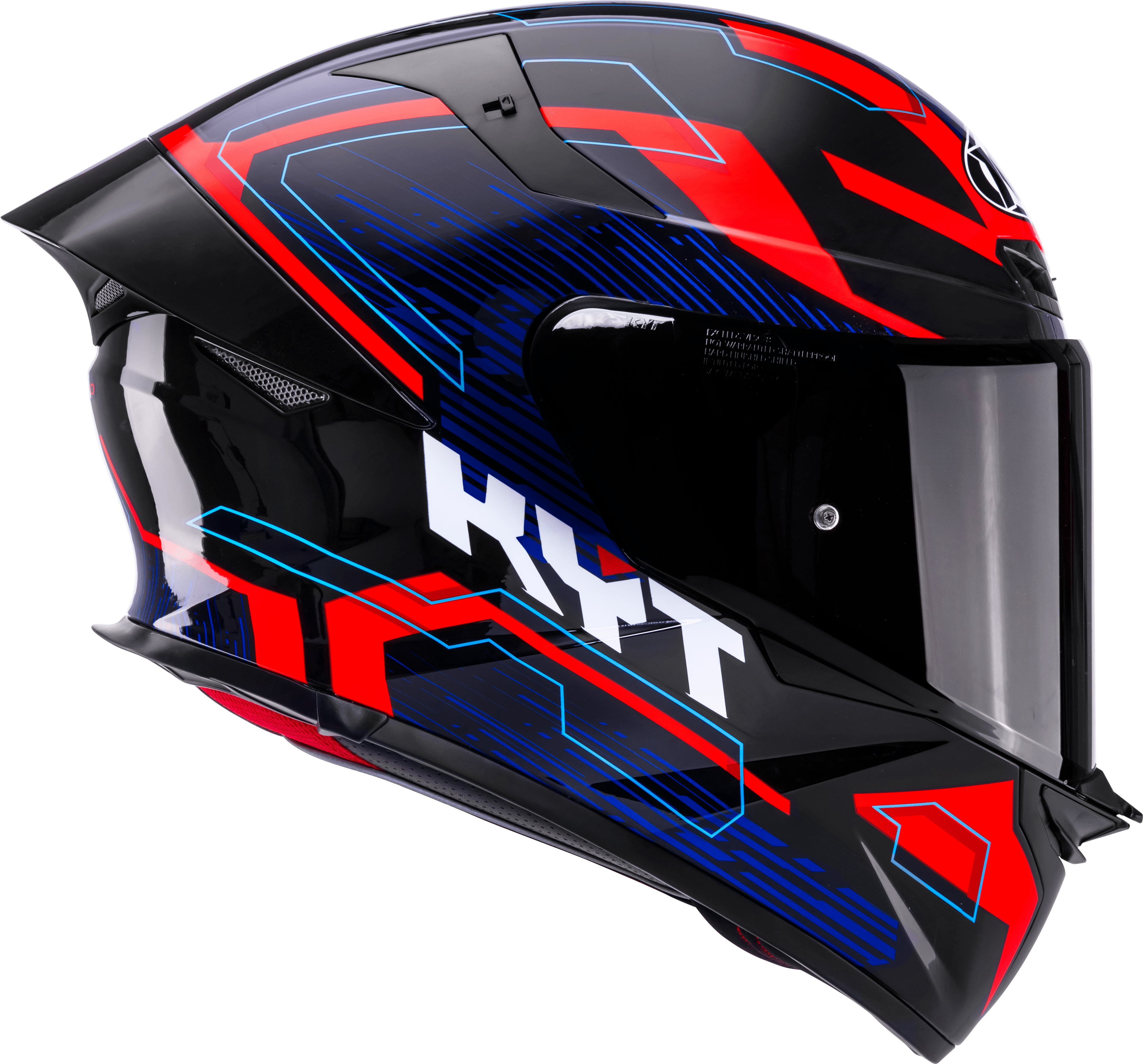 KYT TT-Revo Capacete Speeding Preto / Vermelho / Azul Y6TR0053 