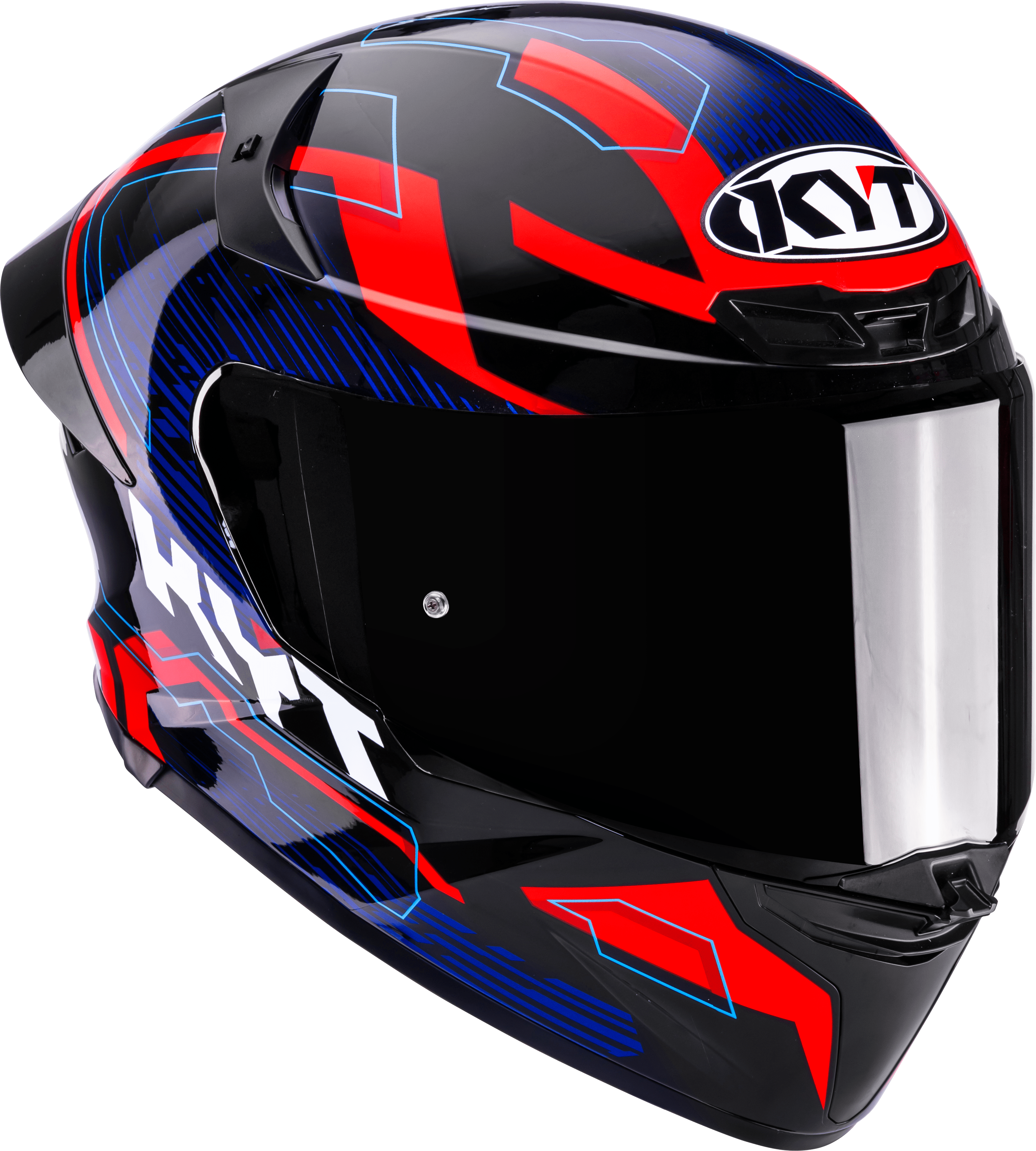 KYT TT-Revo Capacete Speeding Preto / Vermelho / Azul Y6TR0053 